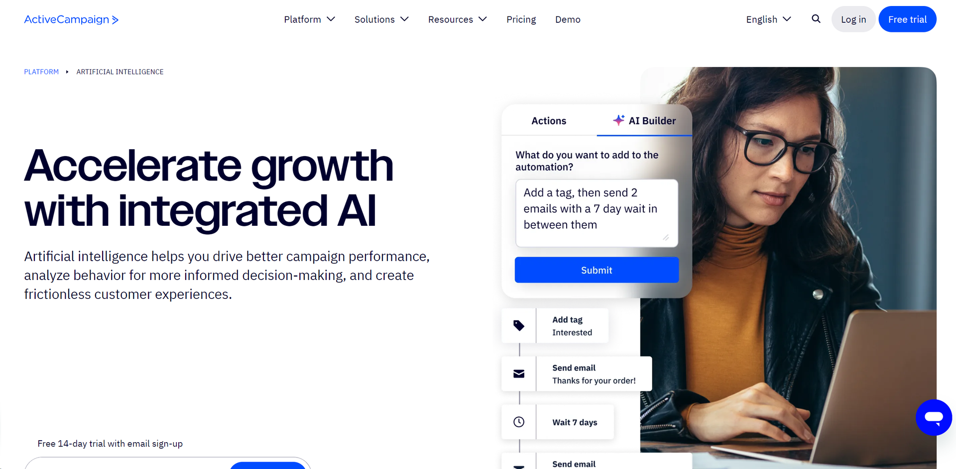 ActiveCampaign AI Hero