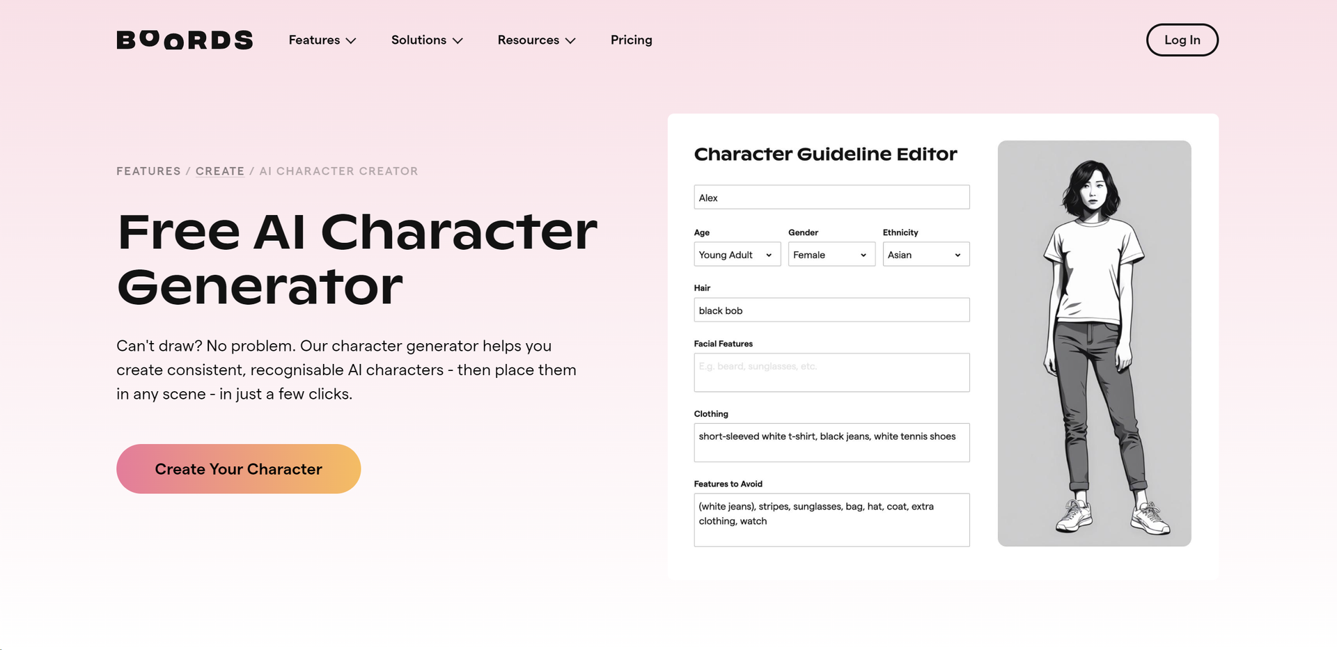 AI Character Generator Hero