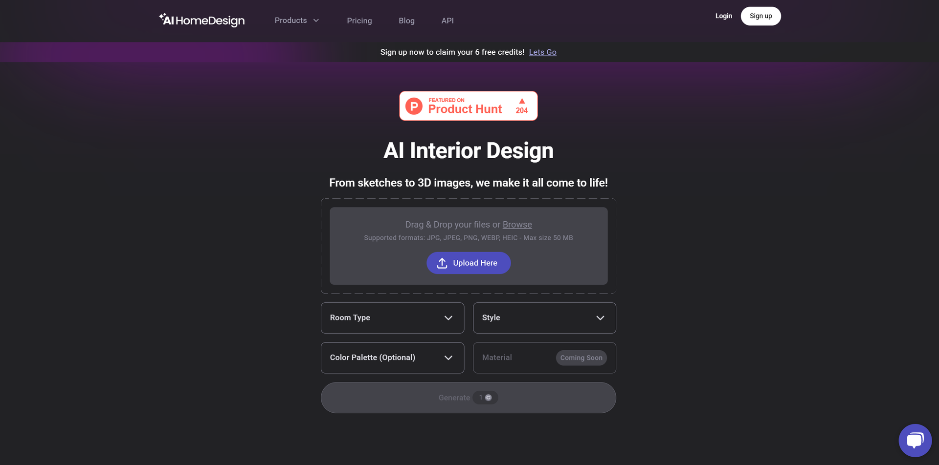 AI Home Design Hero
