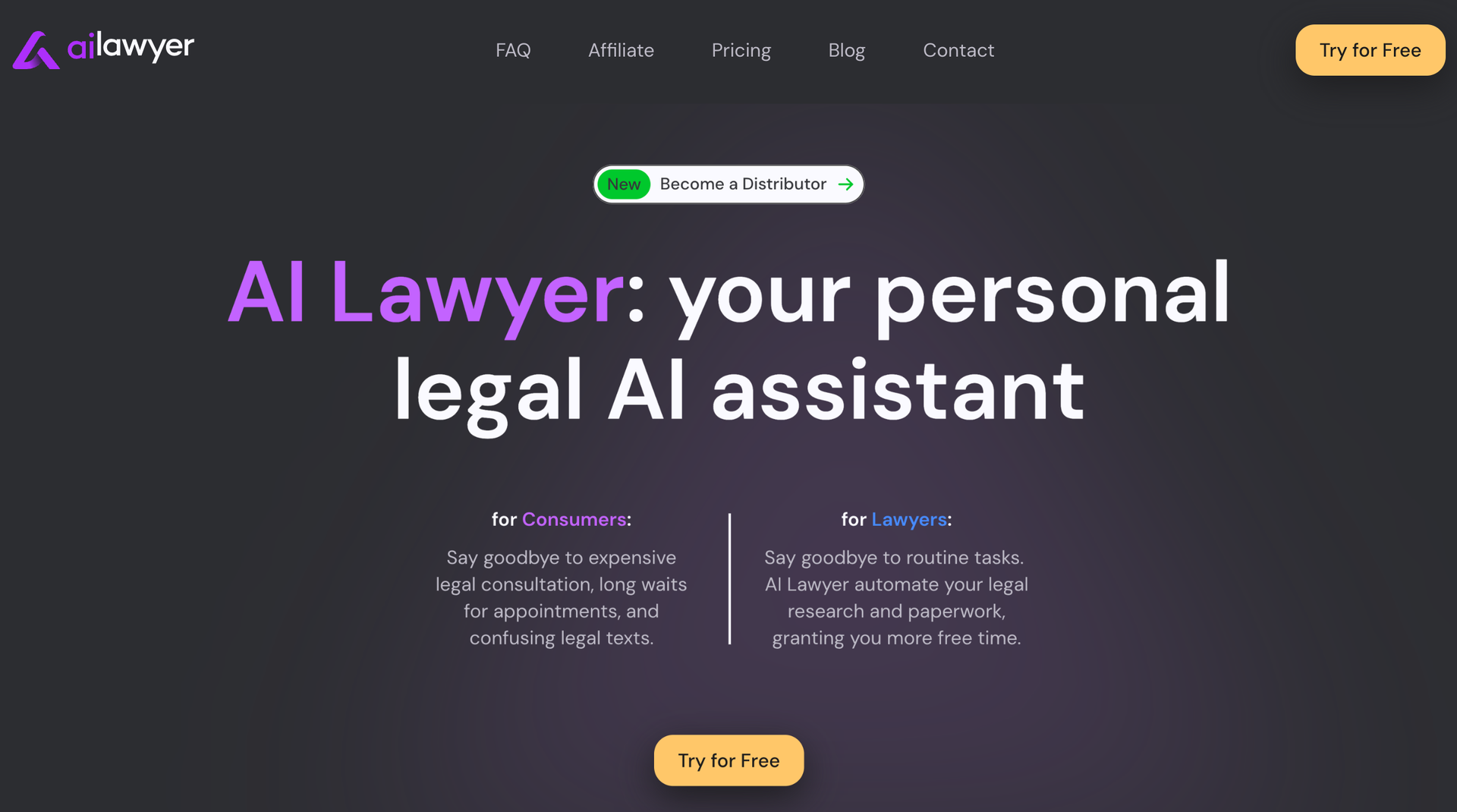 AI Lawyer Hero