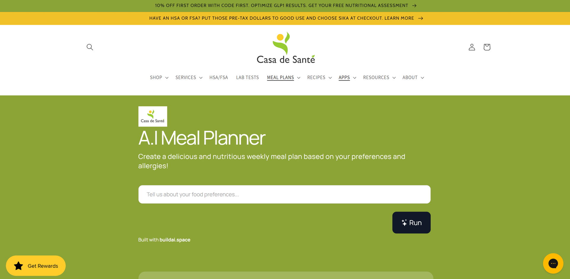 AI Meal Planner Hero