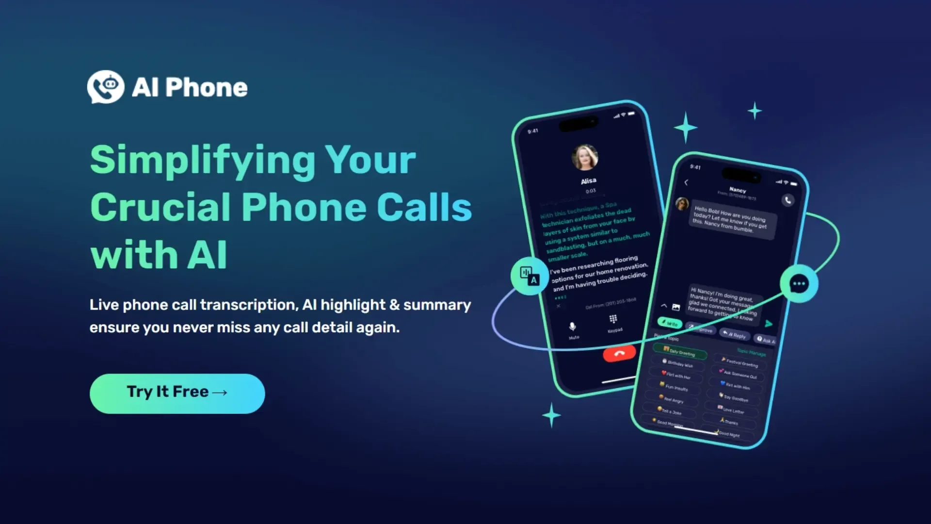 AI Phone Hero