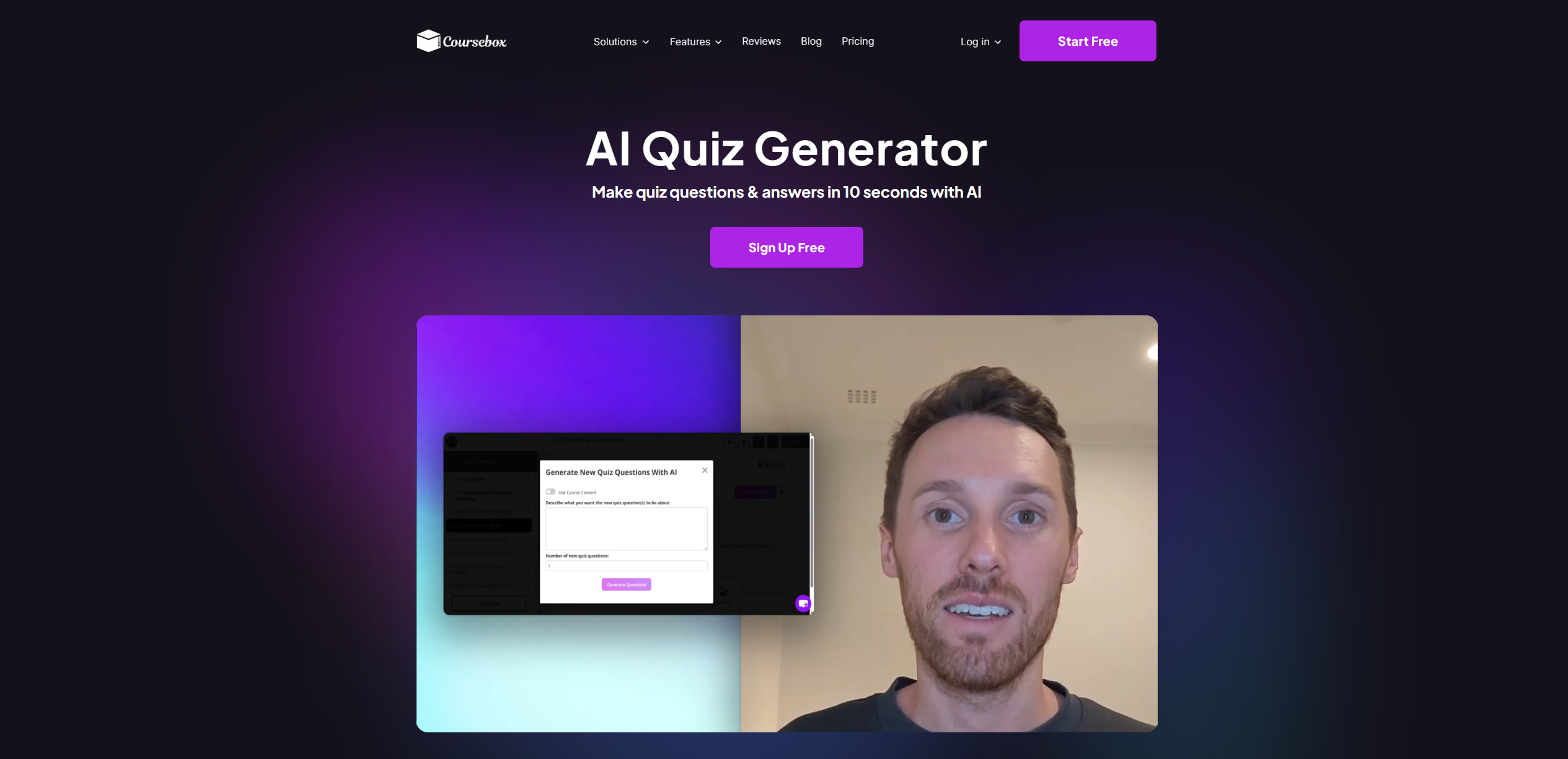 AI Quiz Generator by Coursebox Hero