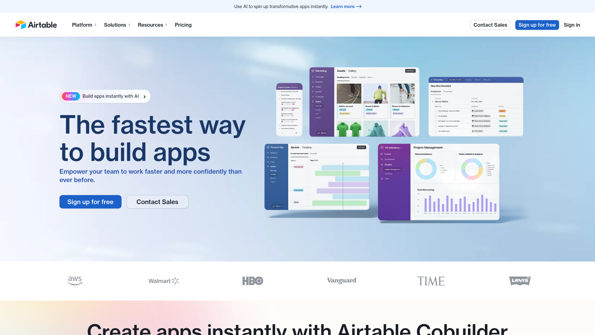 Airtable AI Hero