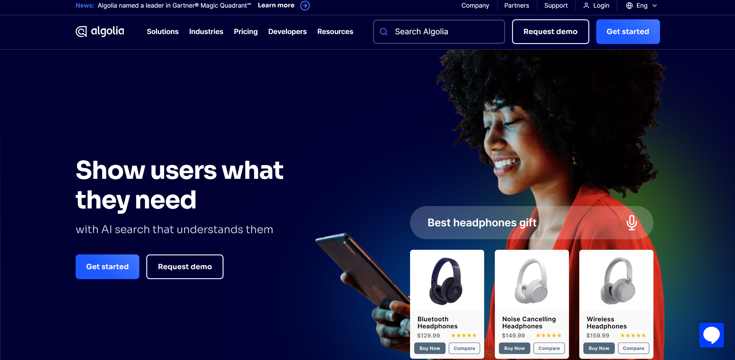 Algolia Hero