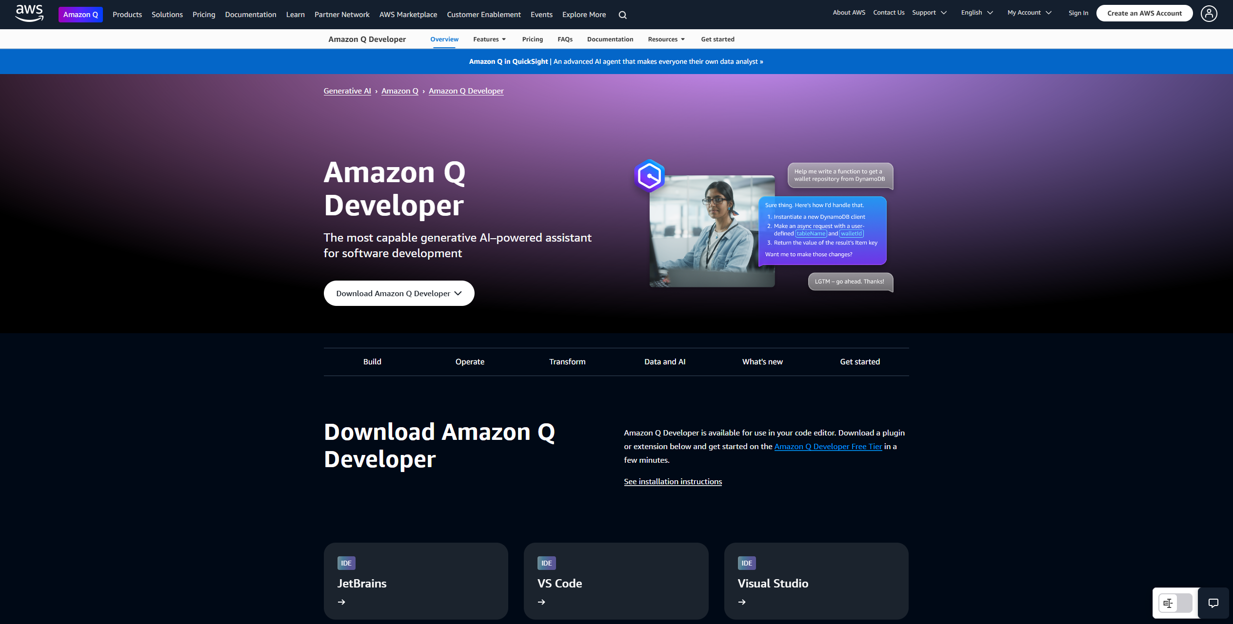 Amazon Q Developer Hero