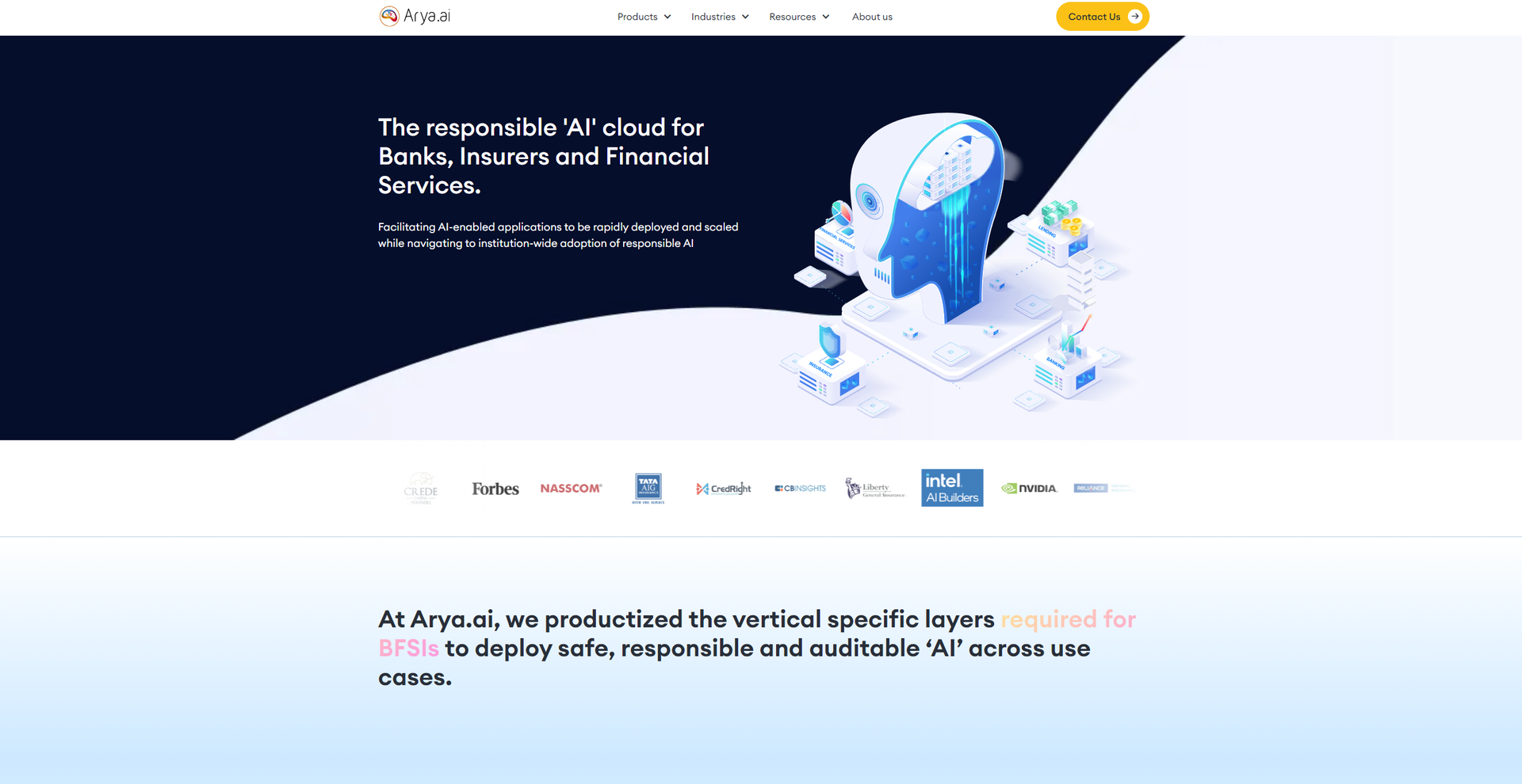 Arya.ai Hero