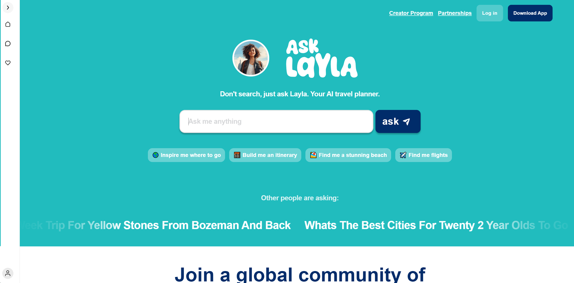 Ask Layla Hero