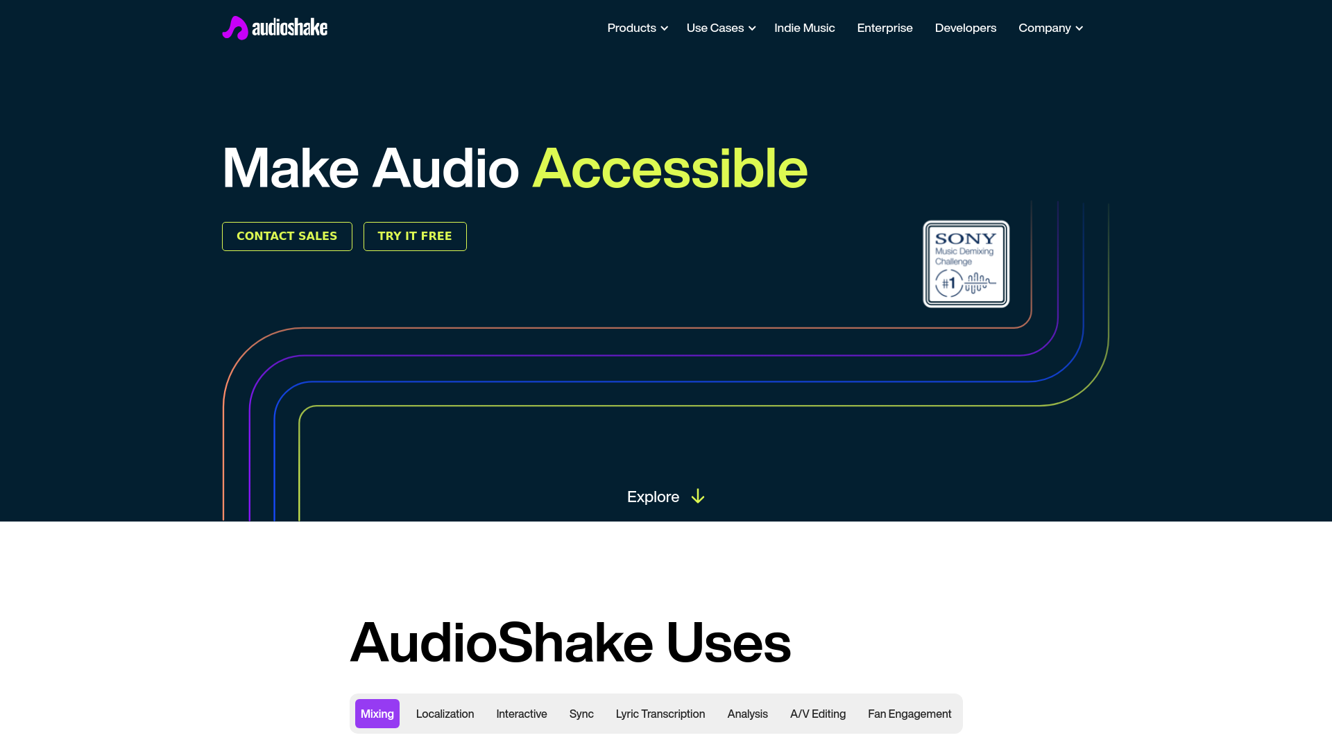 AudioShake Hero