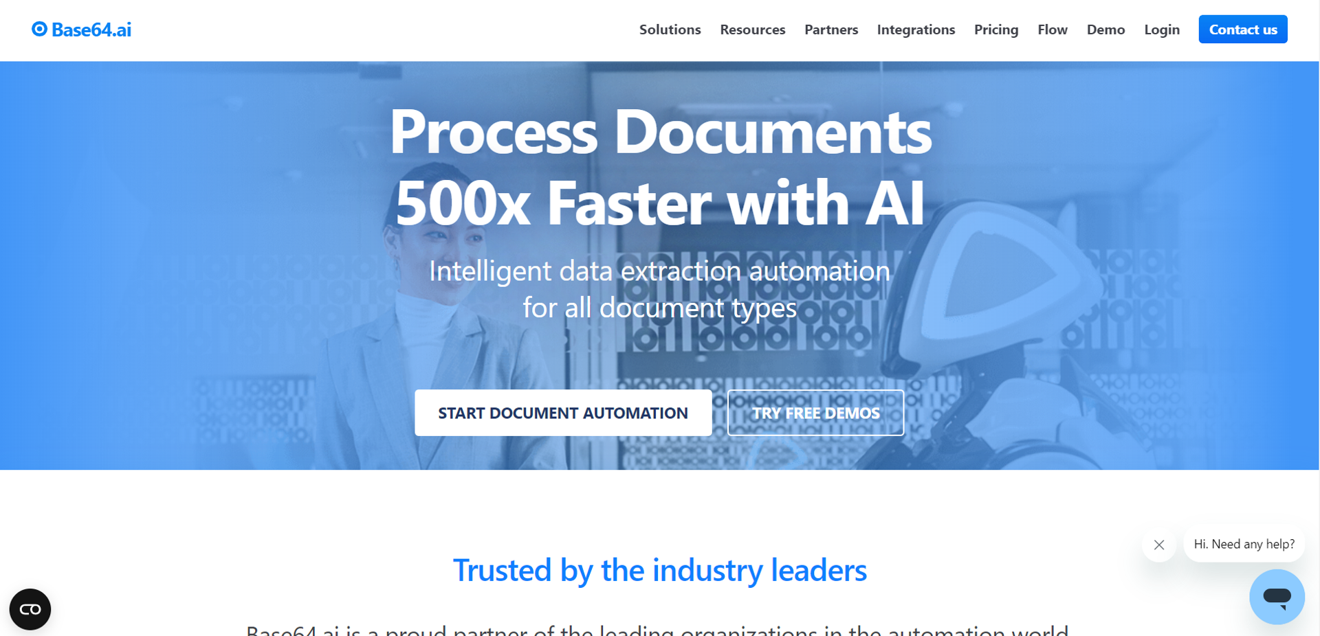 Base64.ai Hero
