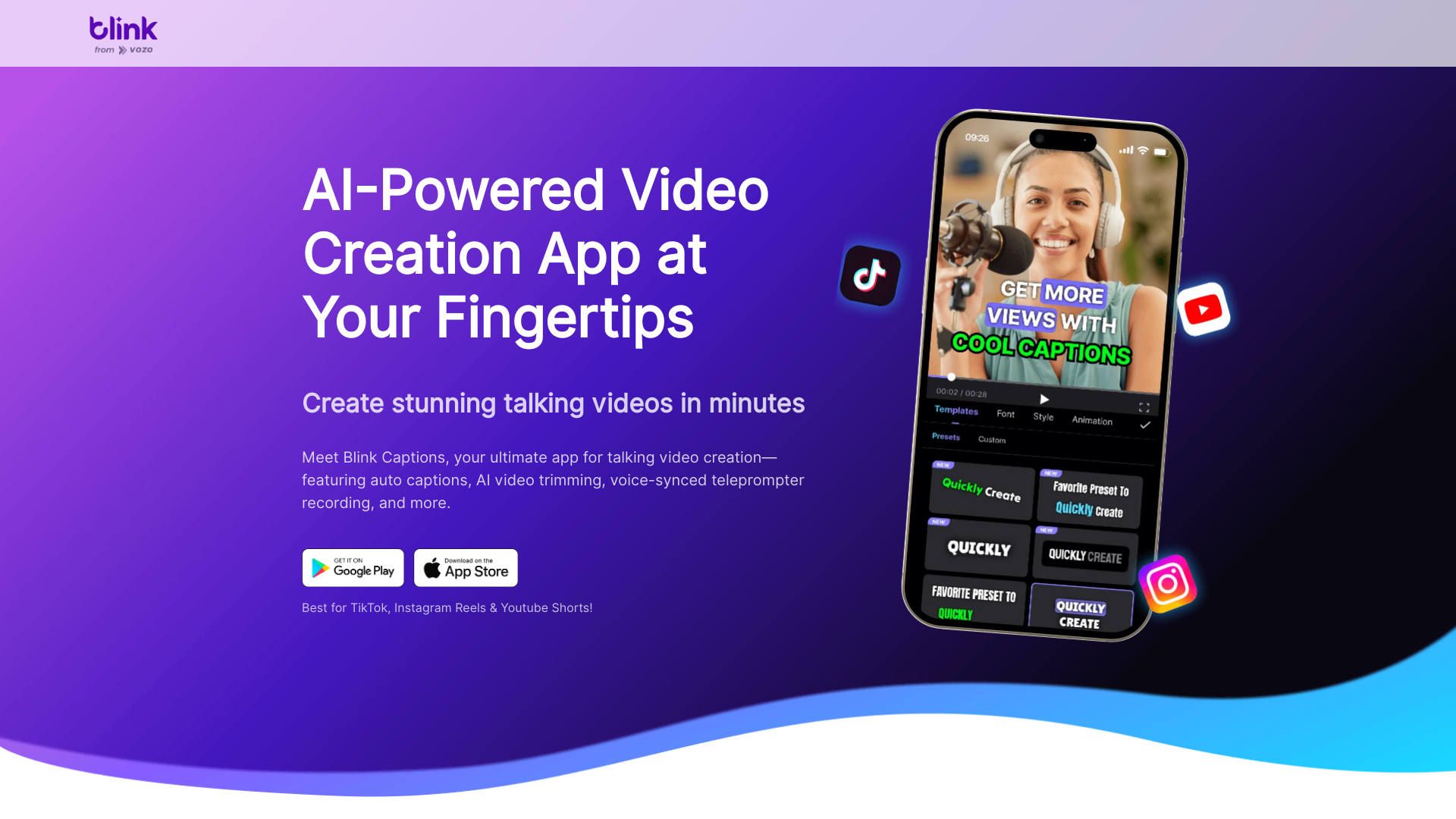 BlinkVideo Hero