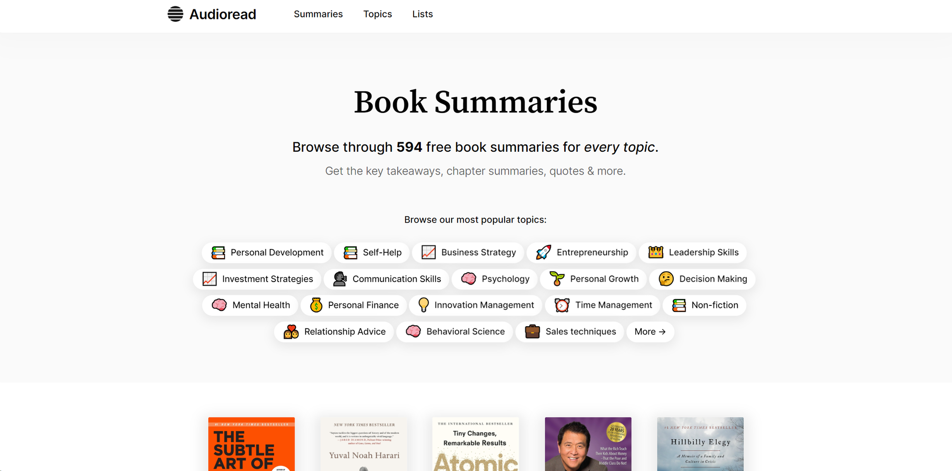 Book Summaries Hero