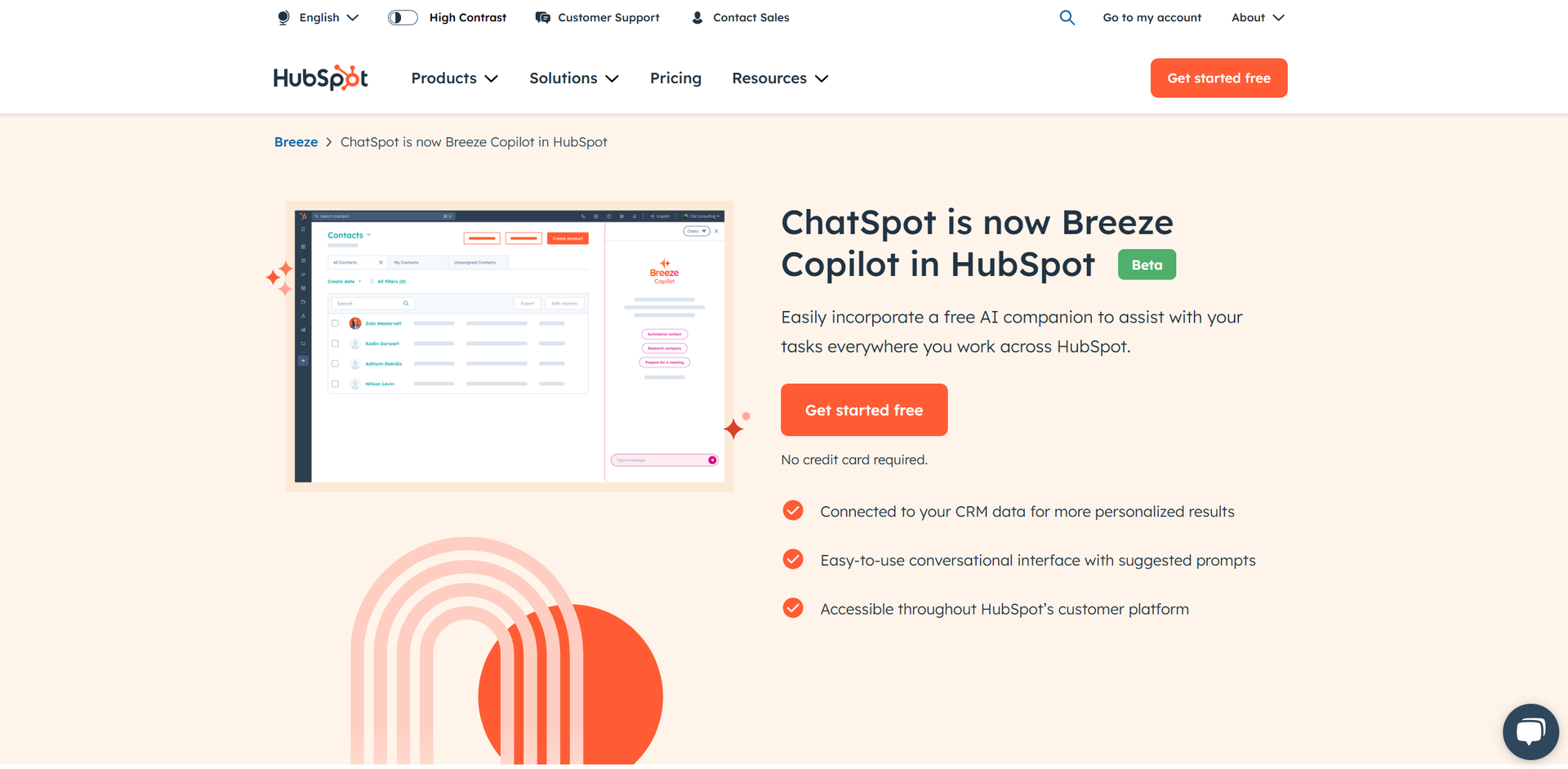 Breeze Copilot Hero