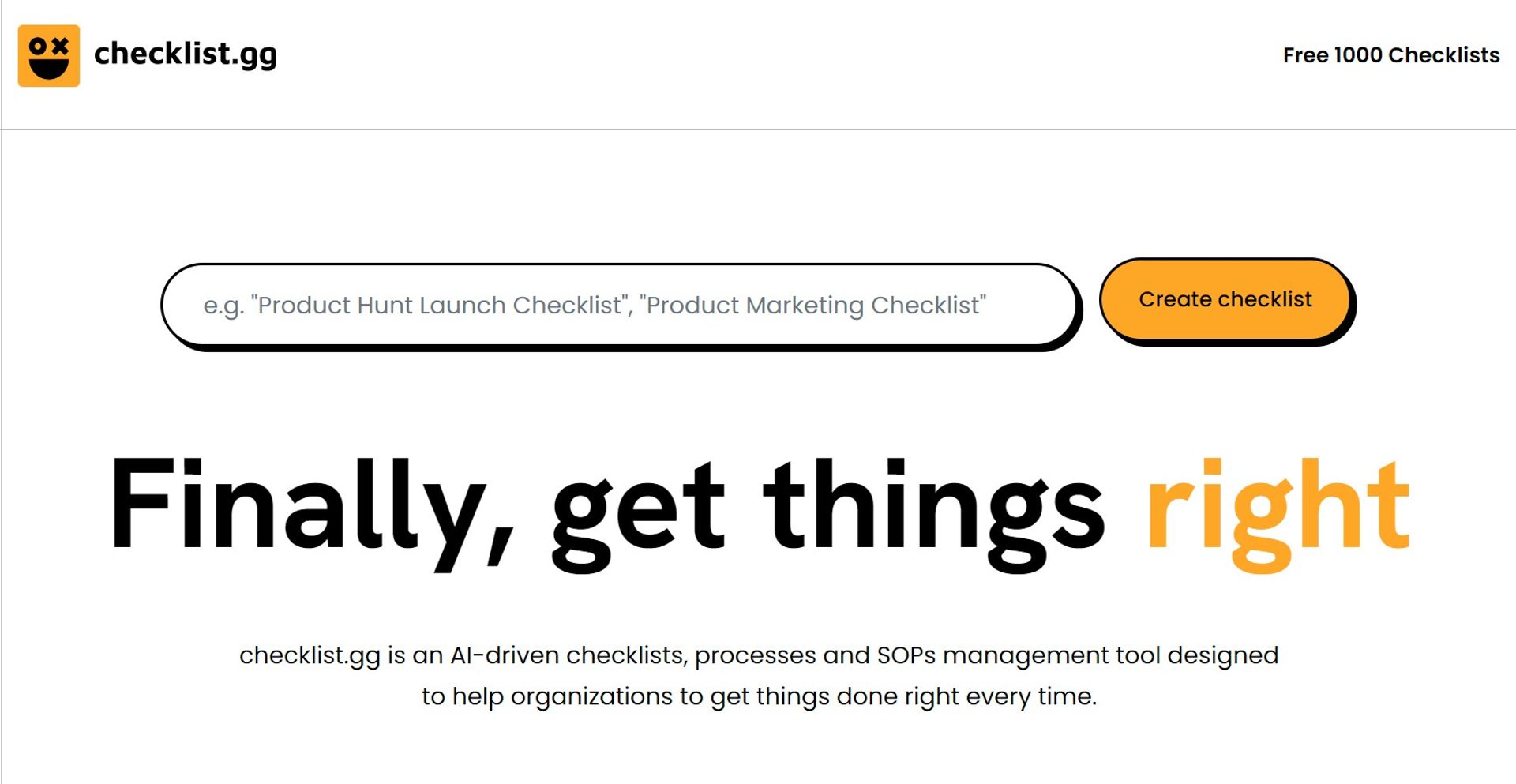 Checklist.gg Hero