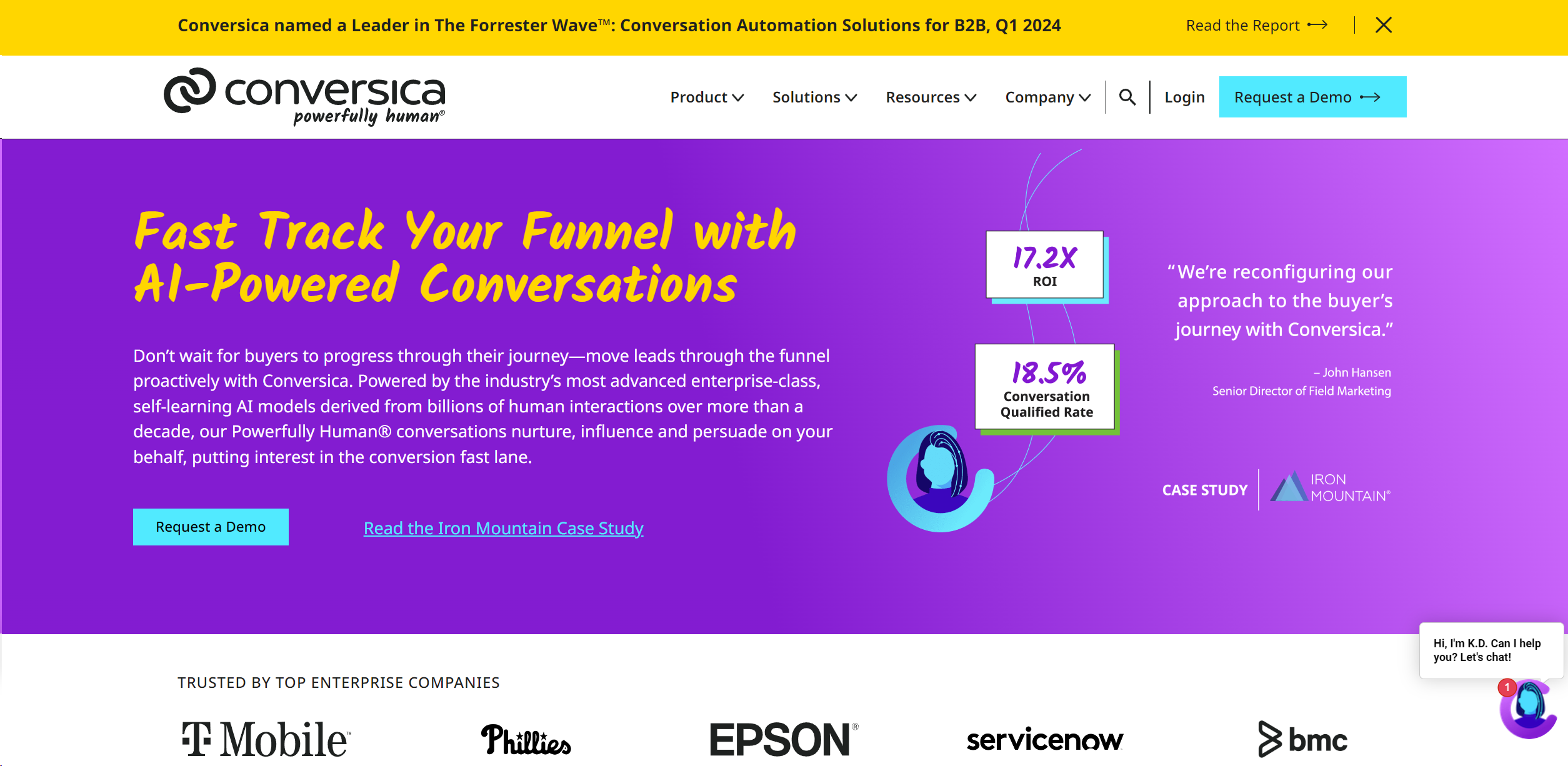 Conversica Hero