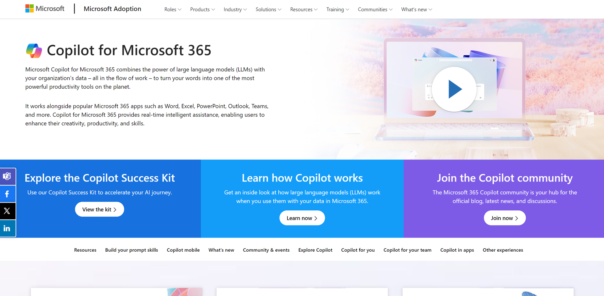 Copilot for Microsoft 365 Hero