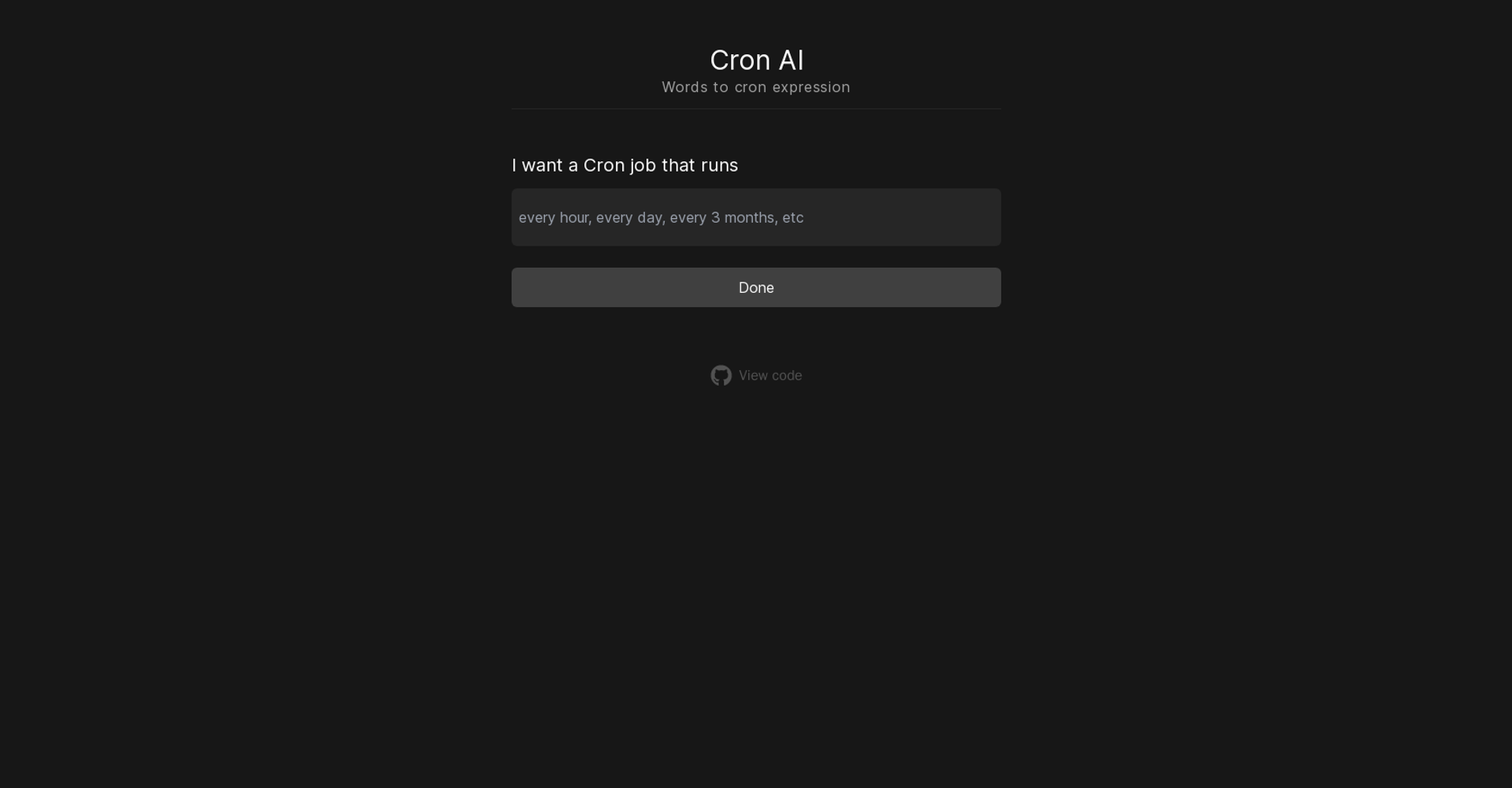 Cron AI Hero