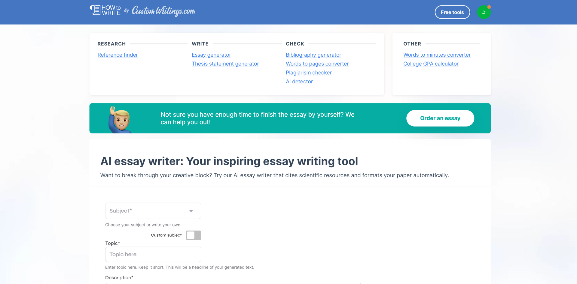 CustomWritings Hero