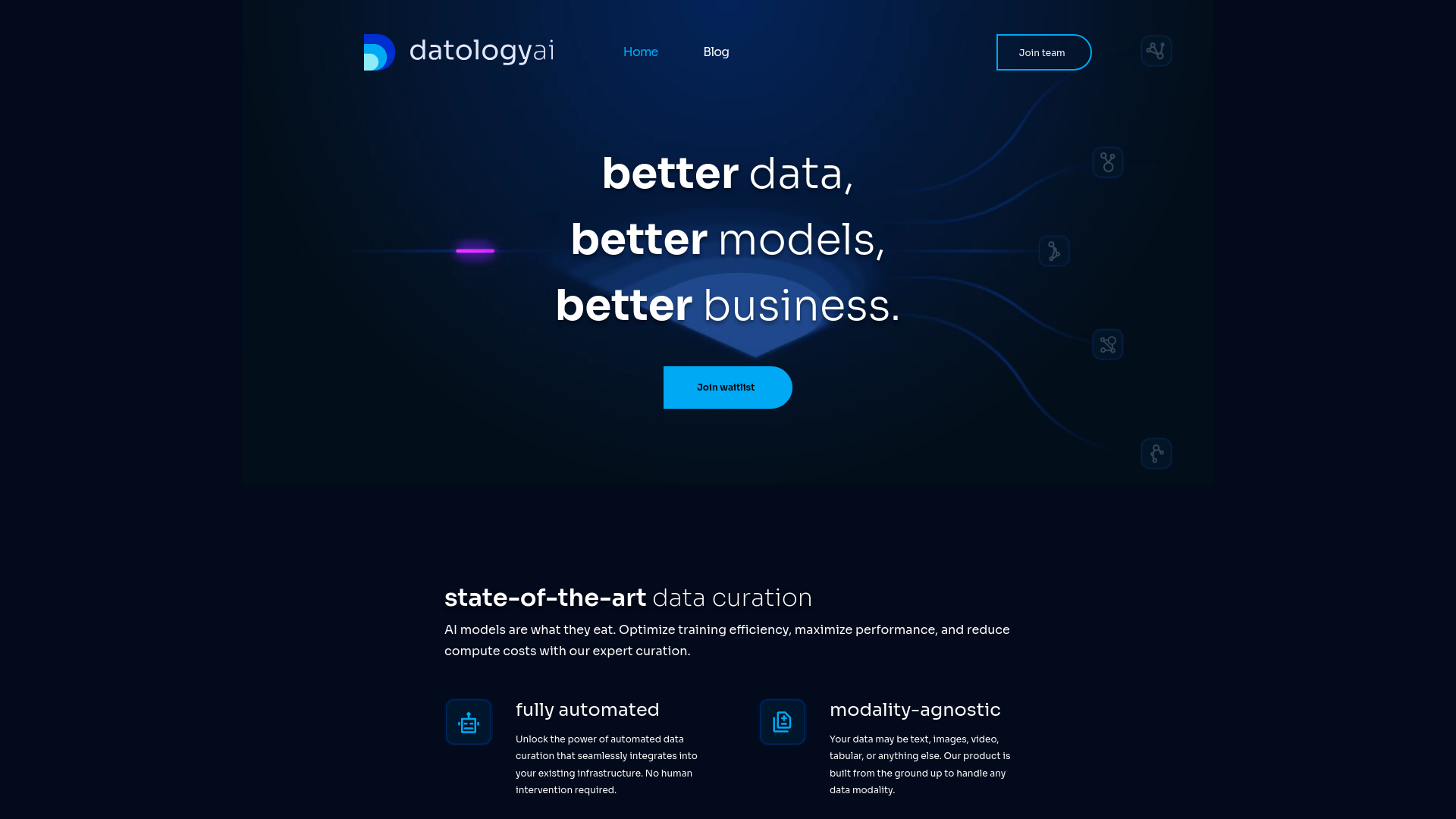 DatologyAI Hero