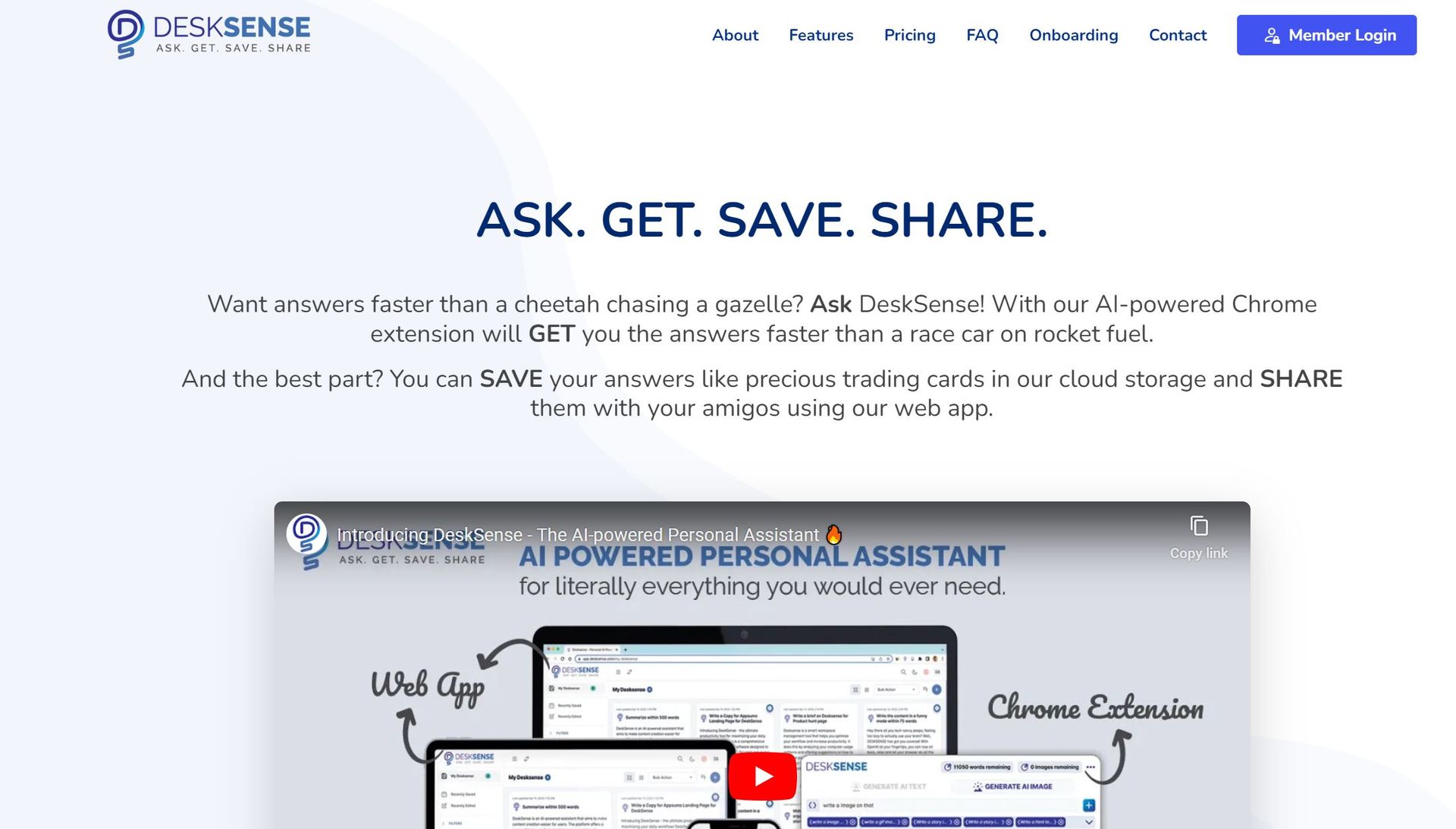 DeskSense Hero