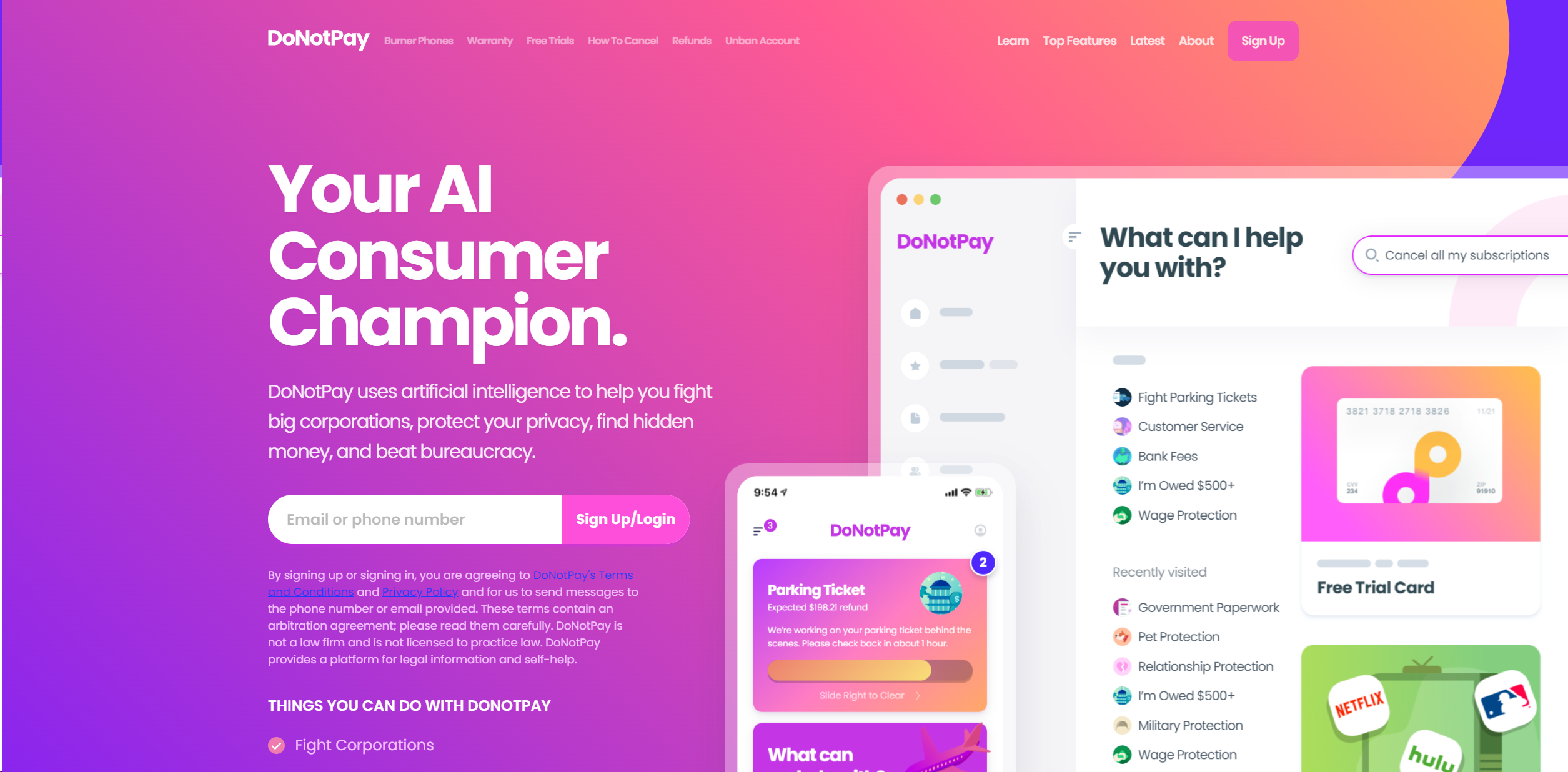 DoNotPay Hero
