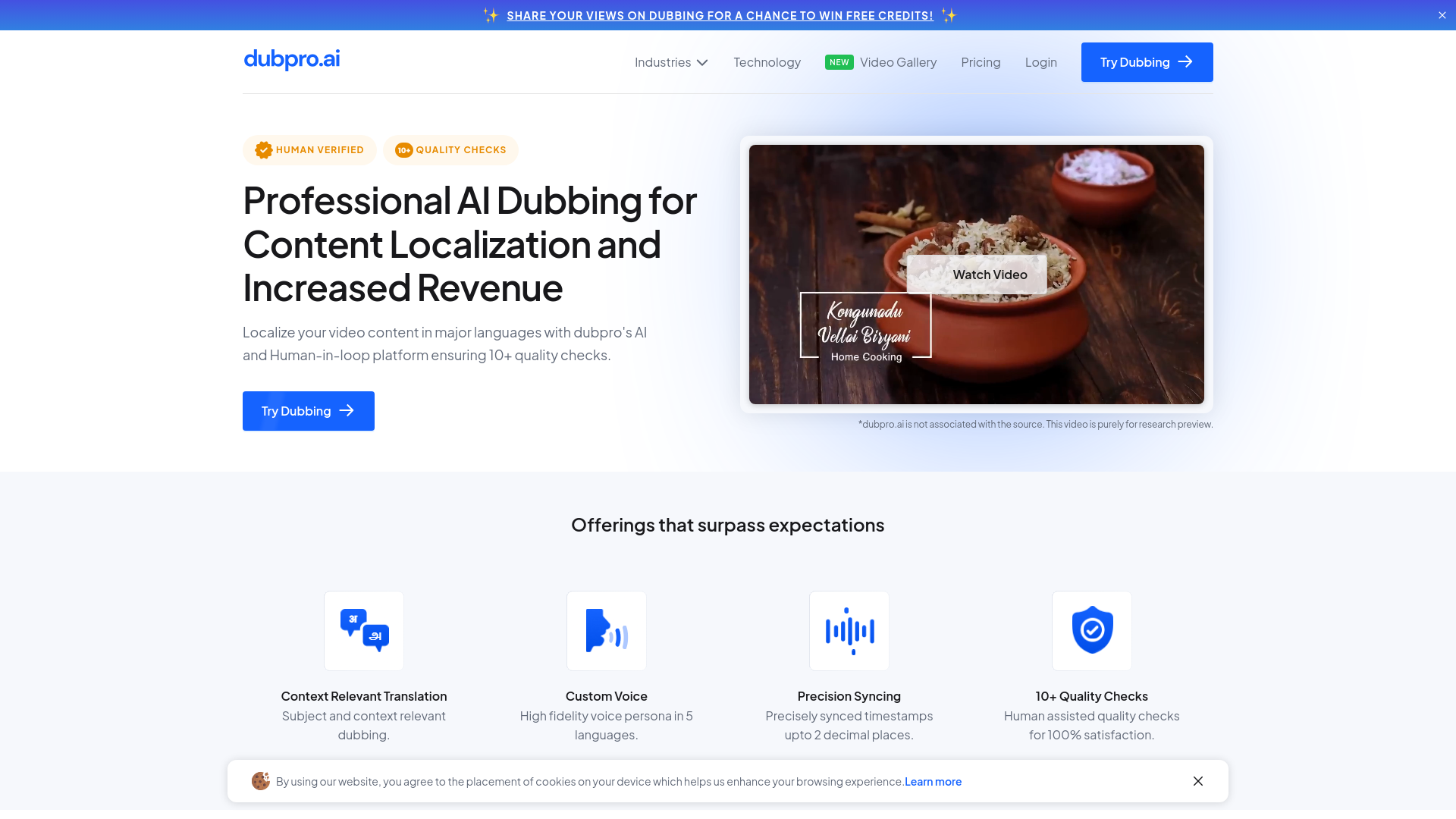 Dubpro.ai Hero