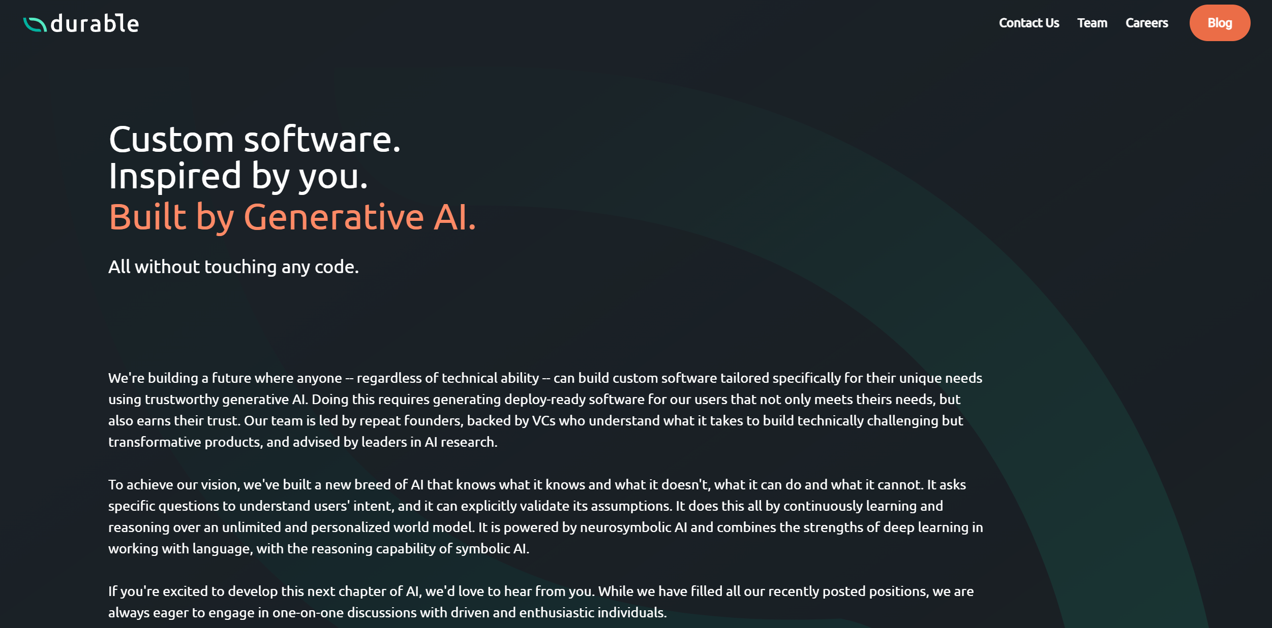 Durable AI Hero