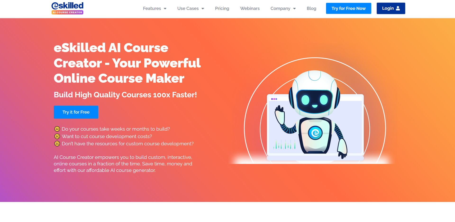 eSkilled AI Course Creator Hero