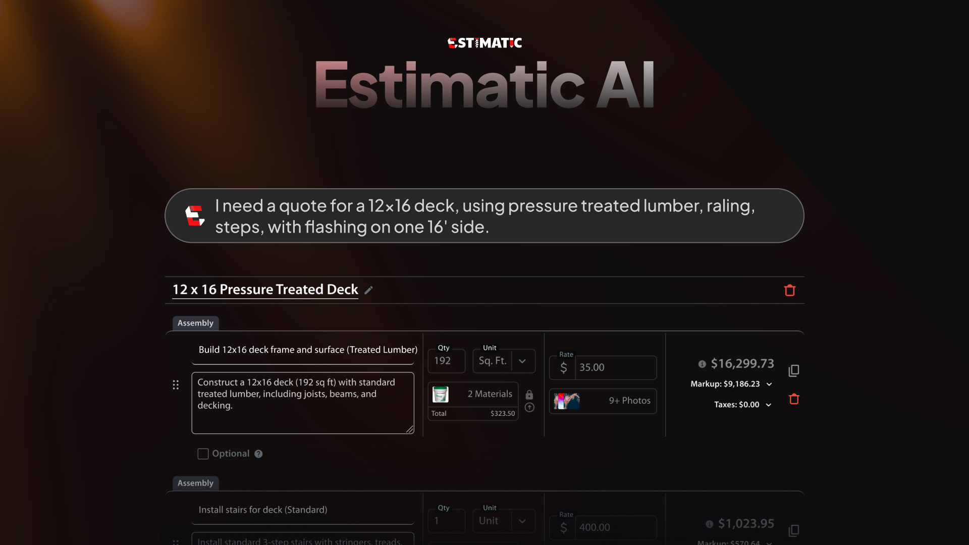 Estimatic AI Hero