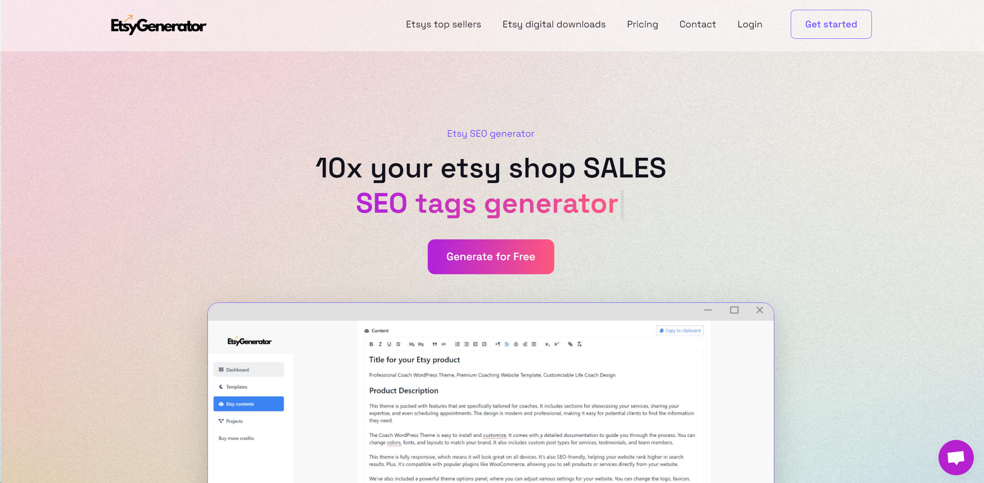 EtsyGenerator Hero