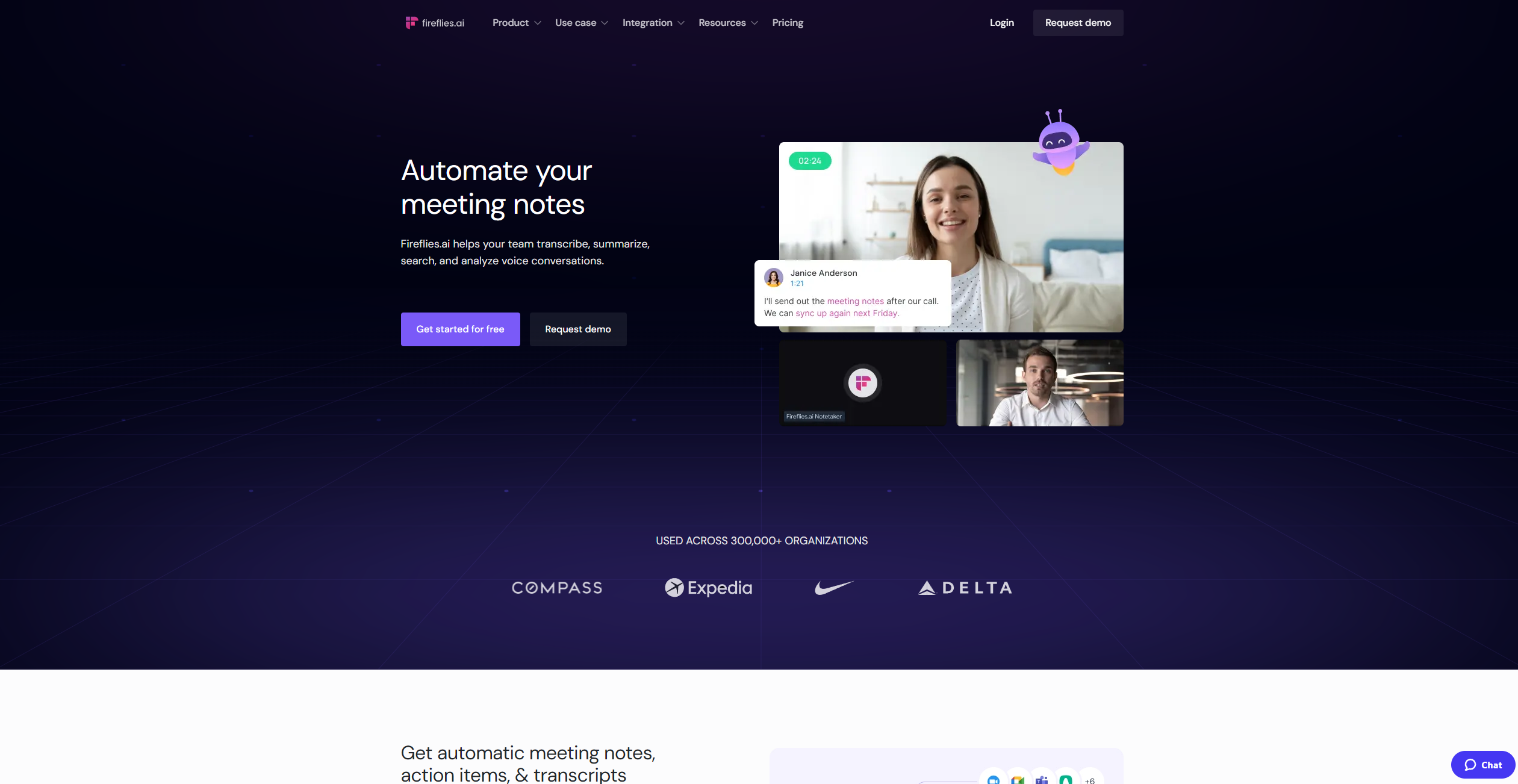 Fireflies.ai Hero