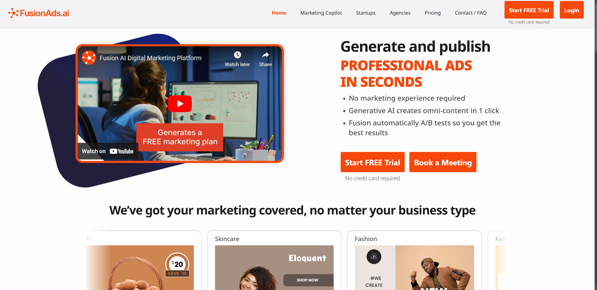 FusionAds.ai Hero