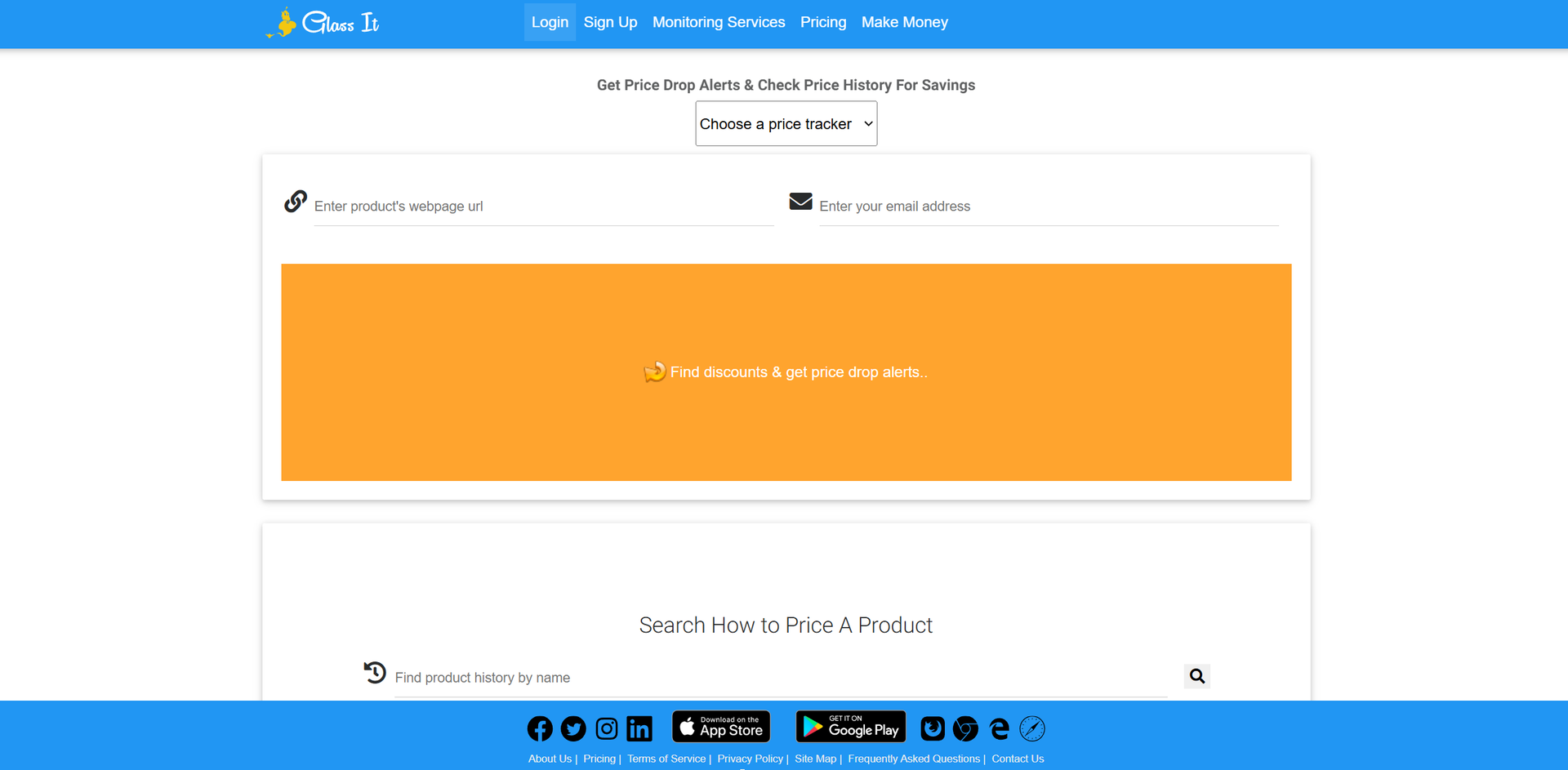 Glass It Price Tracker Hero