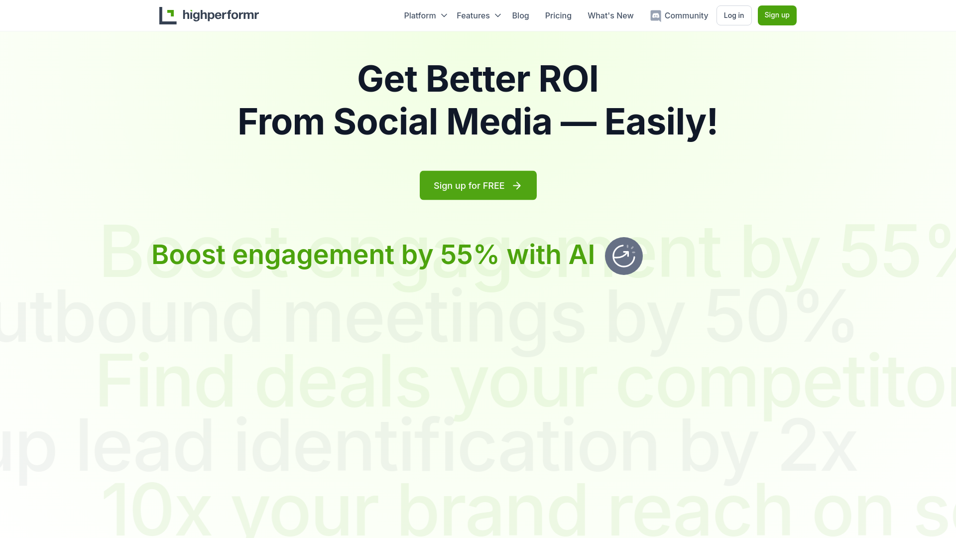Highperformr.ai Hero