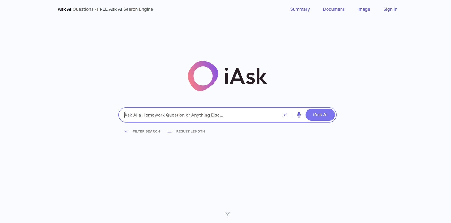 iAsk.AI Hero