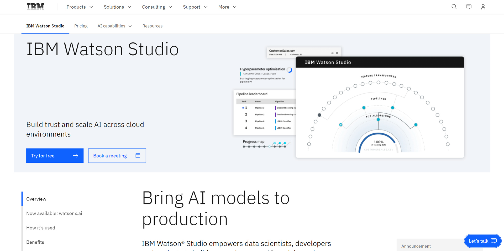 IBM Watson Studio Hero