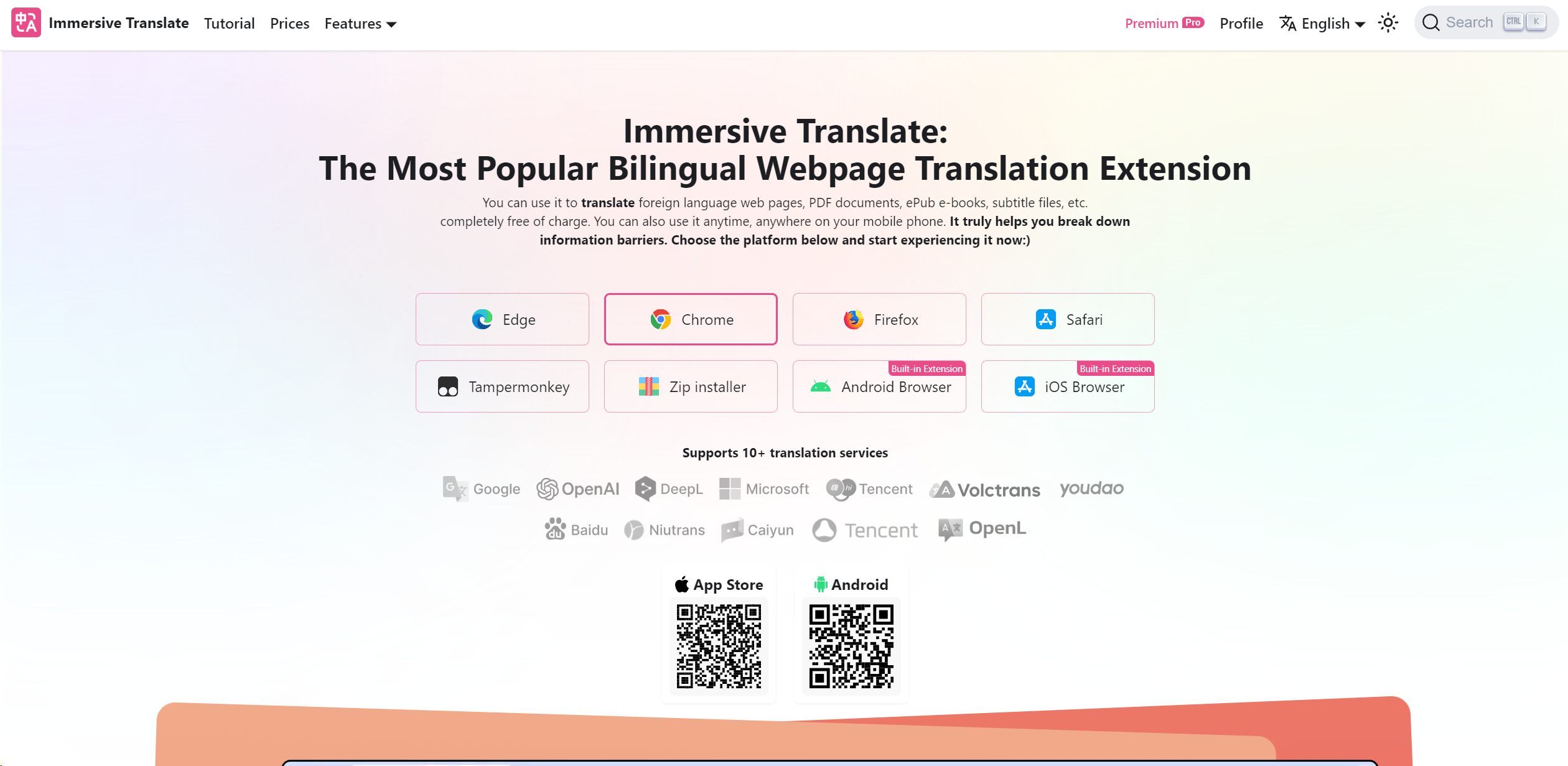 Immersive Translate Hero