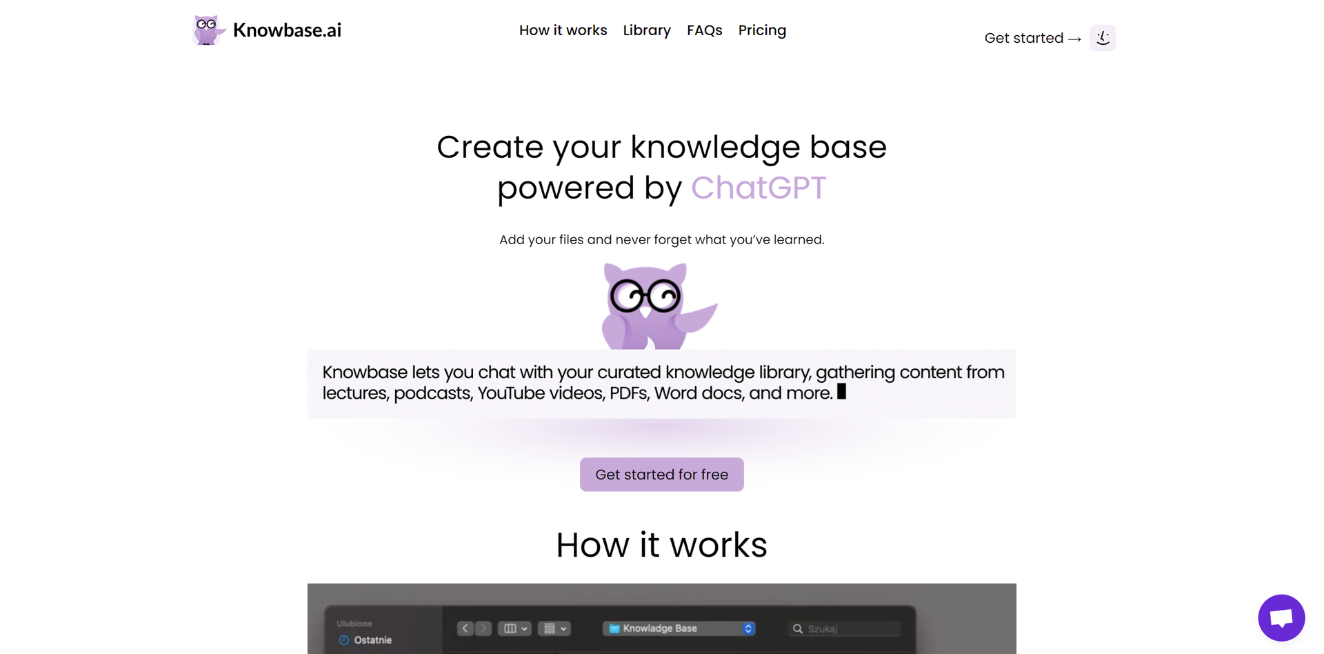 Knowbase.ai Hero