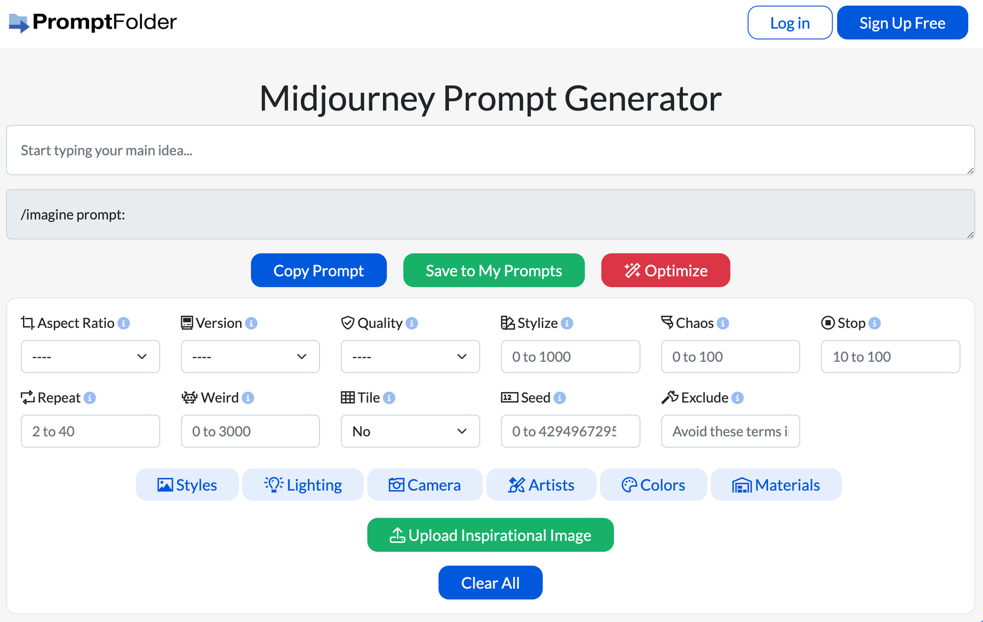 Midjourney Prompt Helper Hero