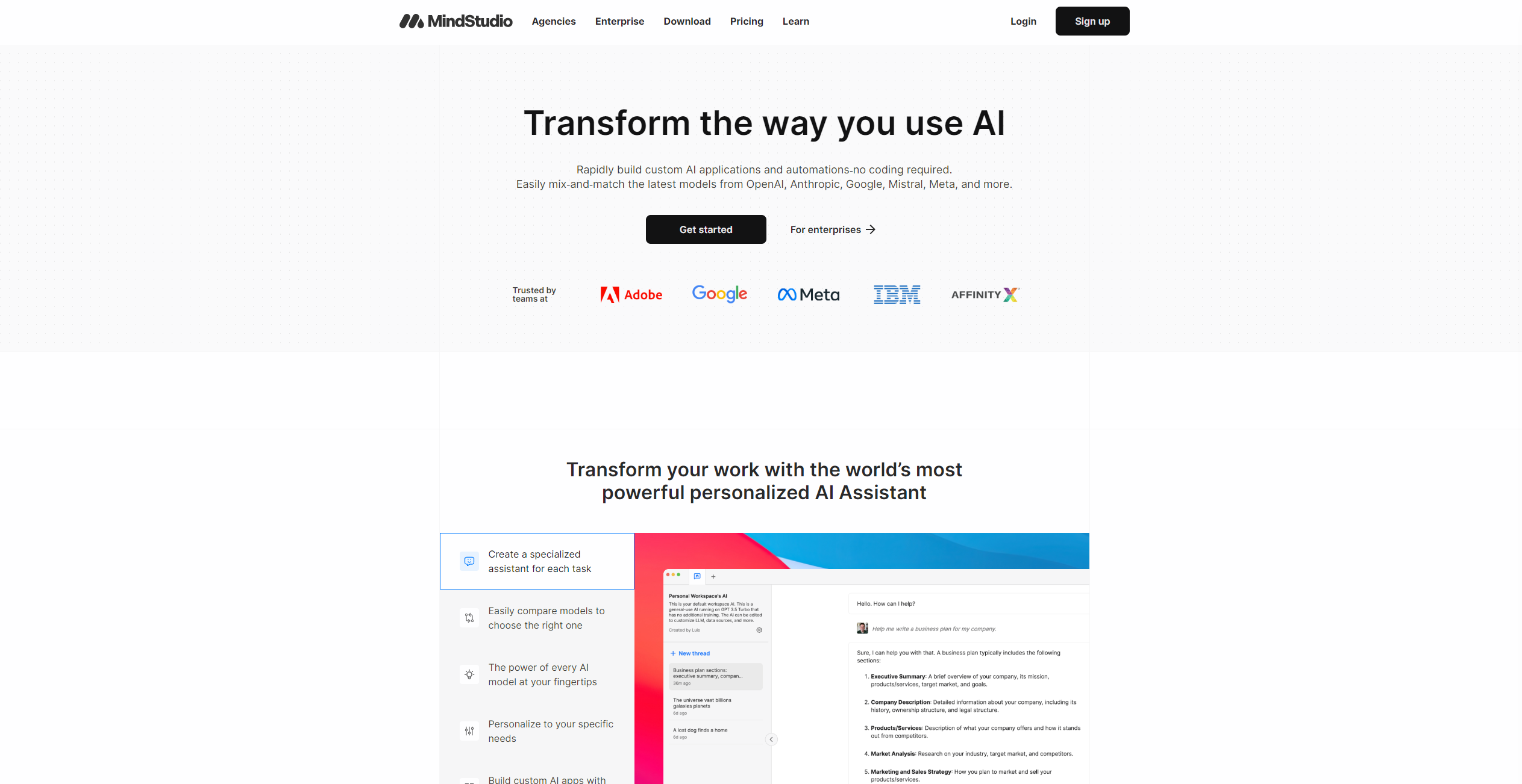 MindStudio Hero