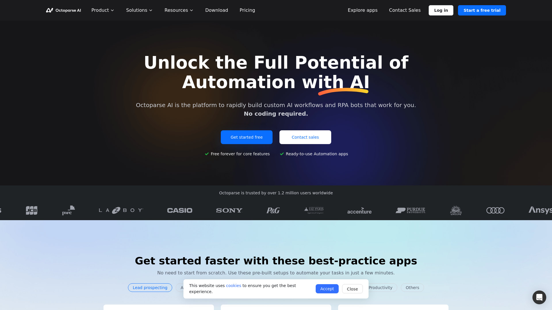 Octoparse AI Hero
