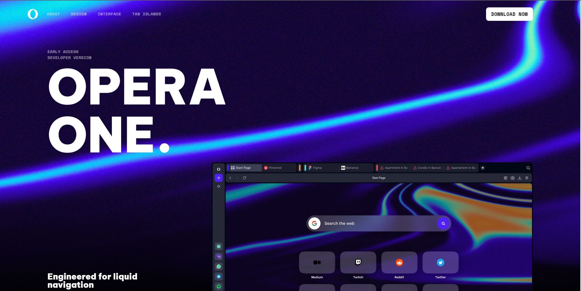 Opera One Browser Hero