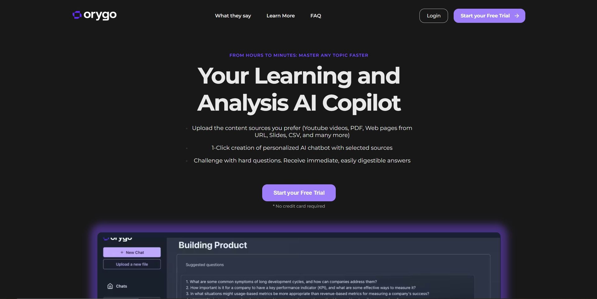 Orygo AI Hero