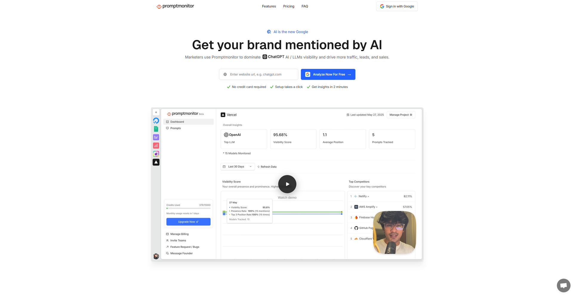 Promptmonitor Hero
