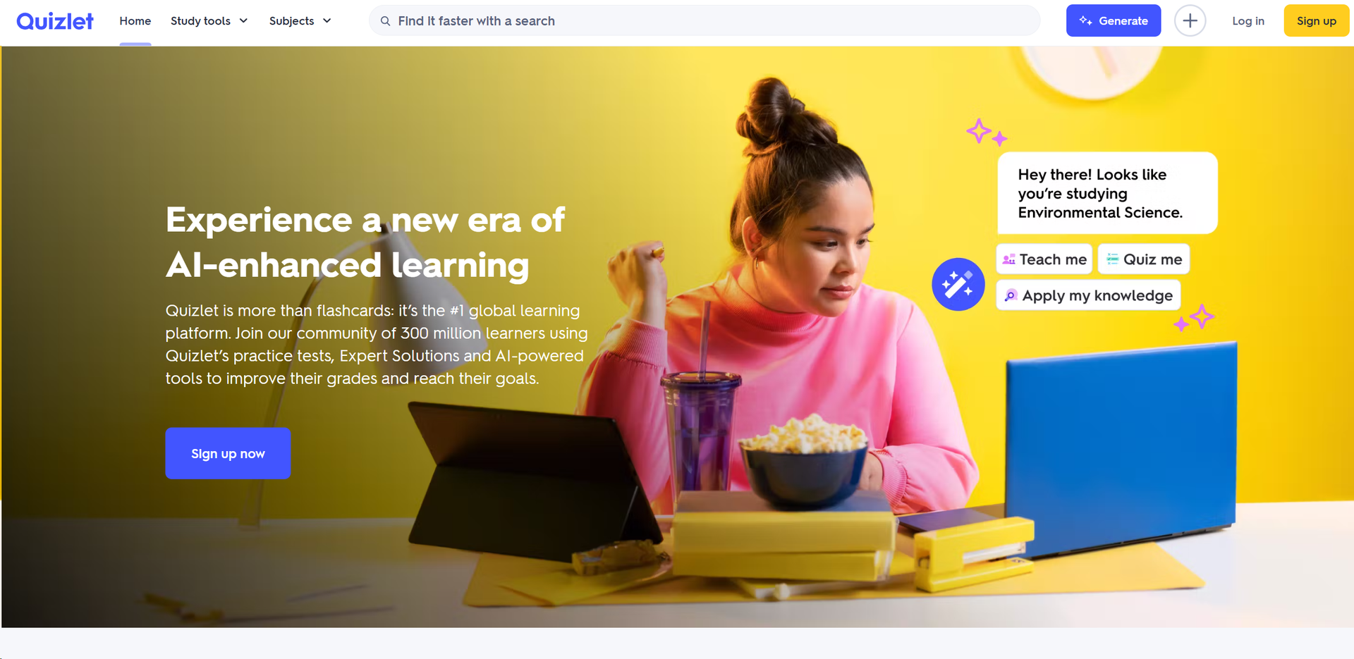 Quizlet Hero