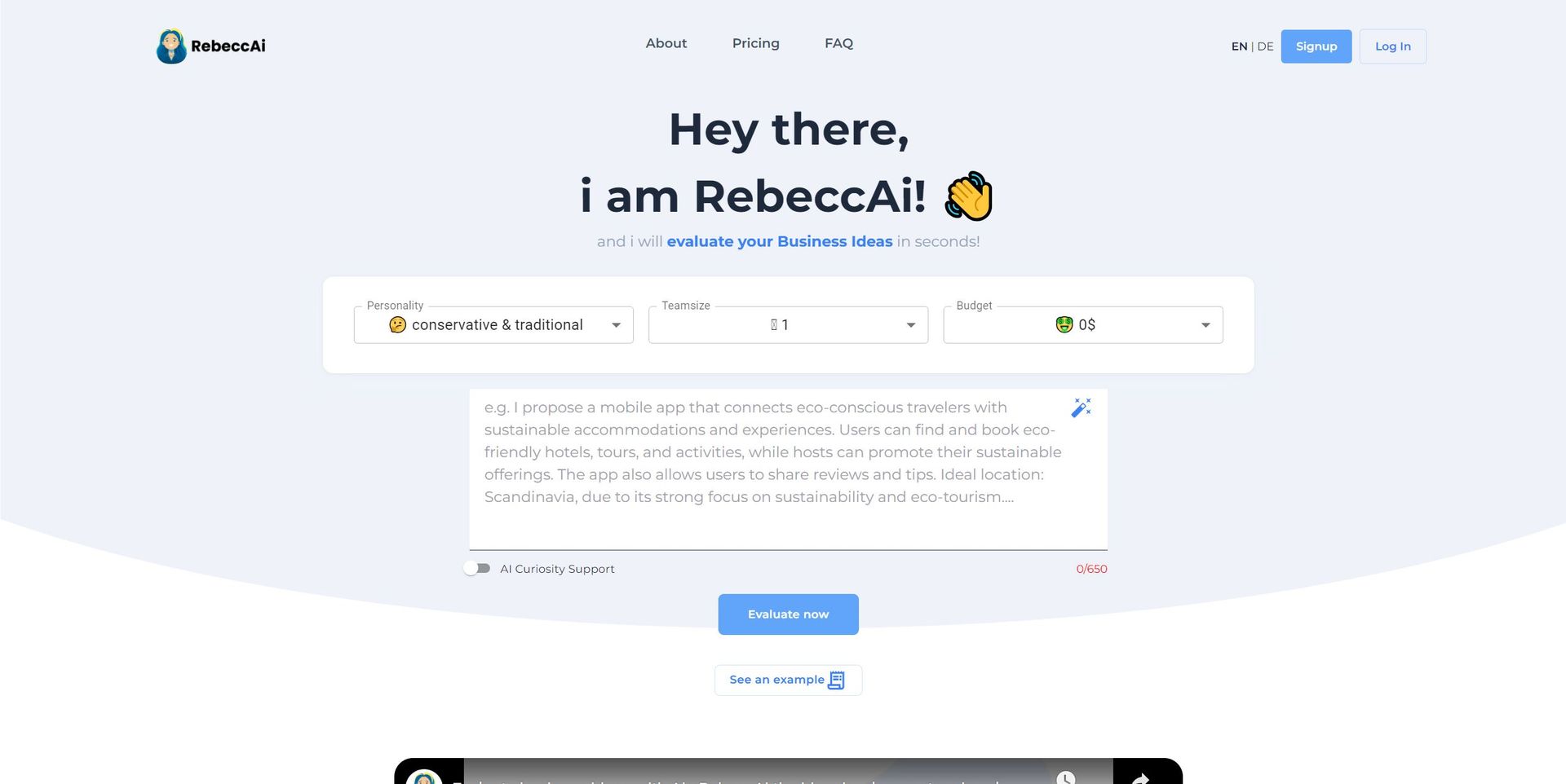 RebeccAI Hero