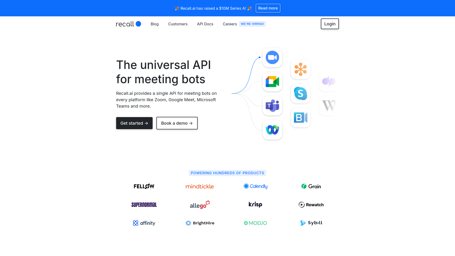 Recall.ai Hero