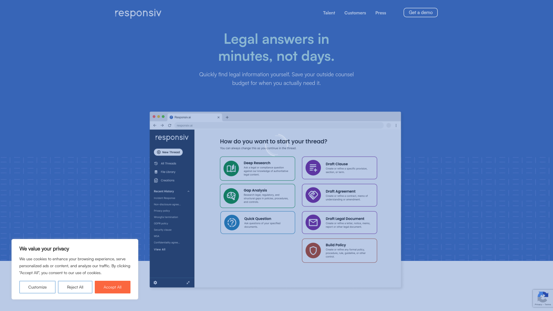 Responsiv Hero