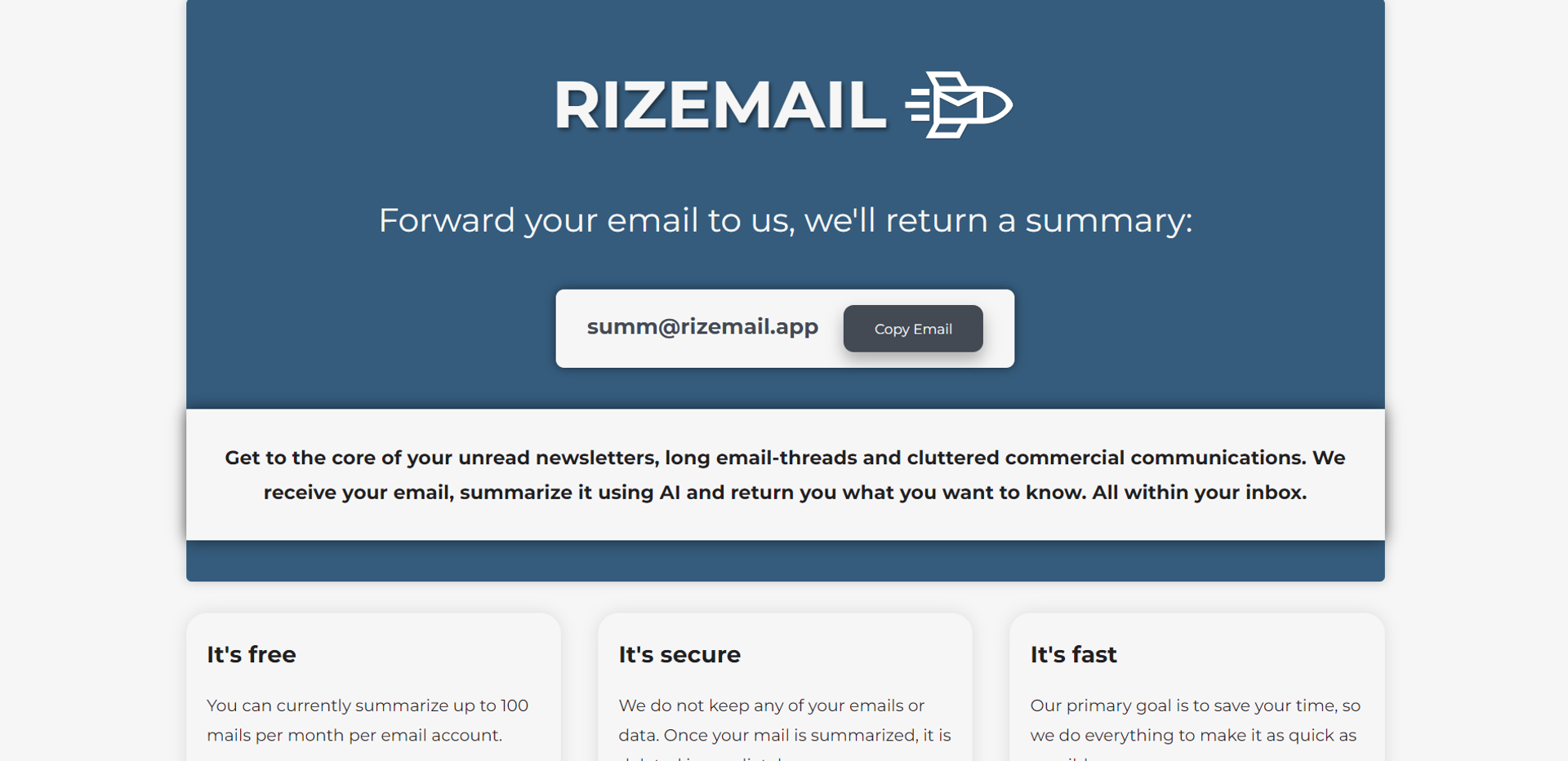 Rizemail Hero