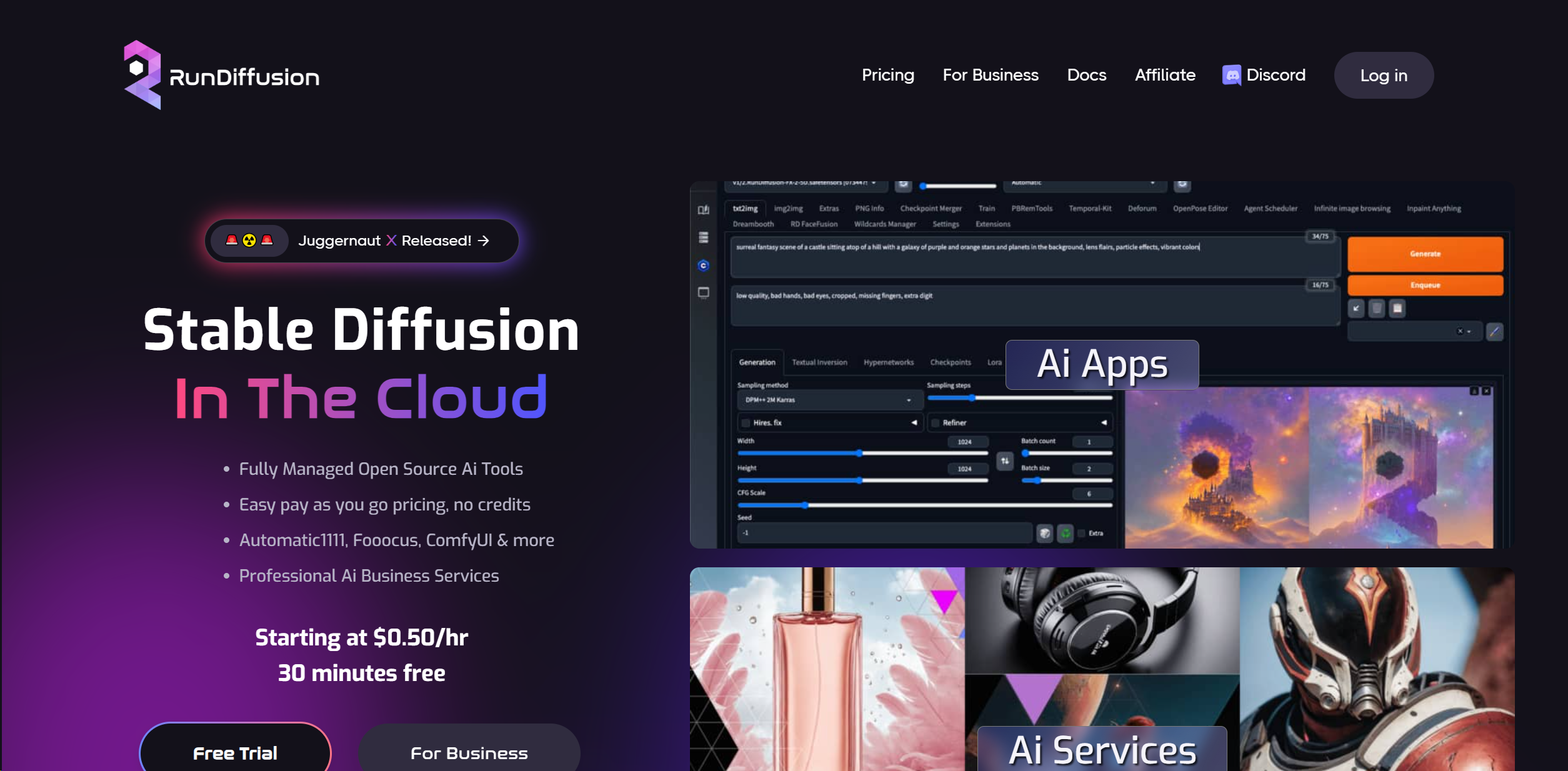 RunDiffusion Hero